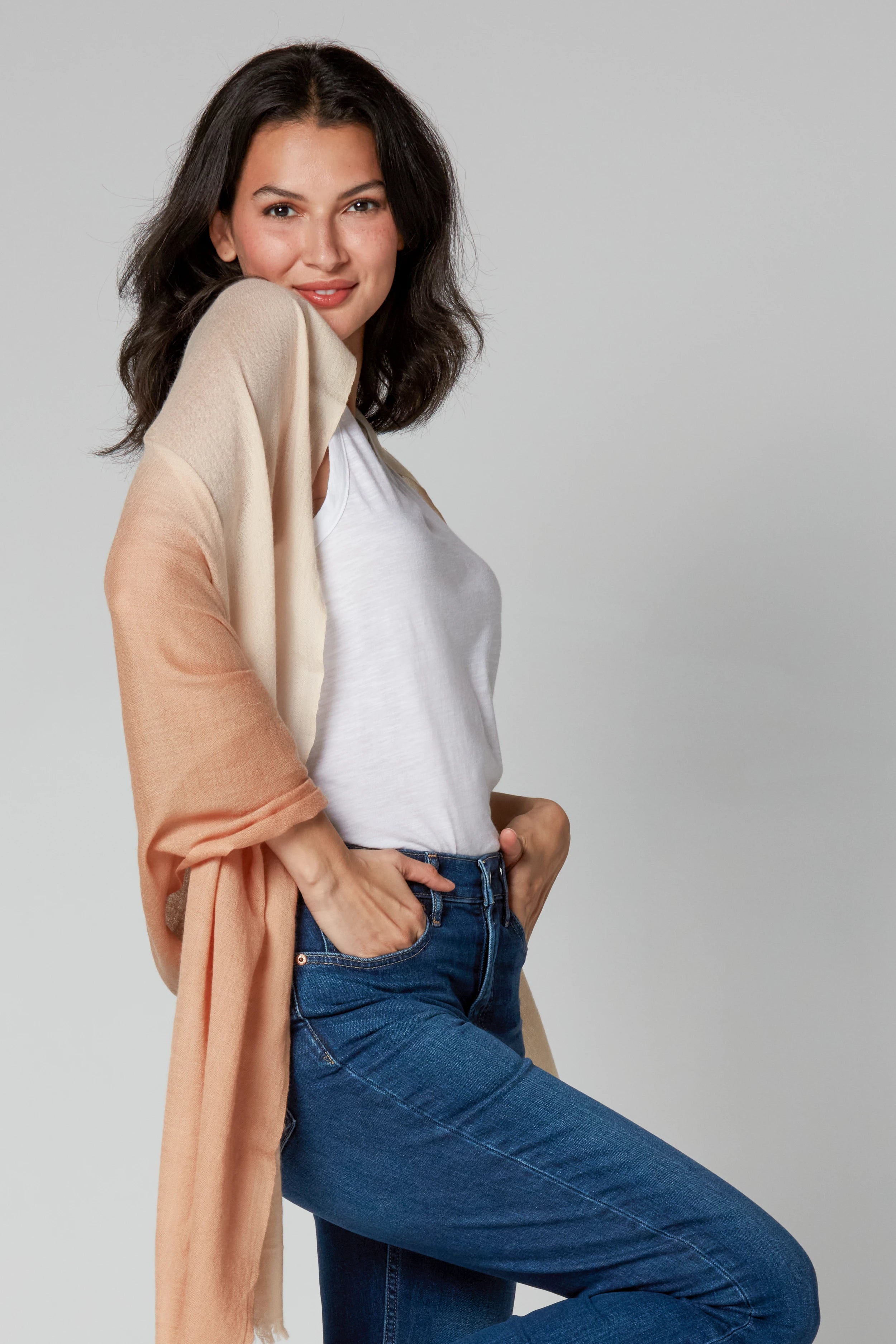 Essential Wrap - Soft & Stylish Neutral Color Wrap for Women - Perfect for Travel, Work & Everyday Wear