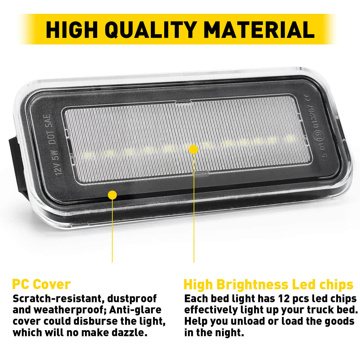 LED Truck Bed Lights Kit for 2020-2022 Toyota Tacoma - Waterproof Bed Lighting with Easy Installation - Perfect for Nighttime Loading, Camping & Off-Road Adventures