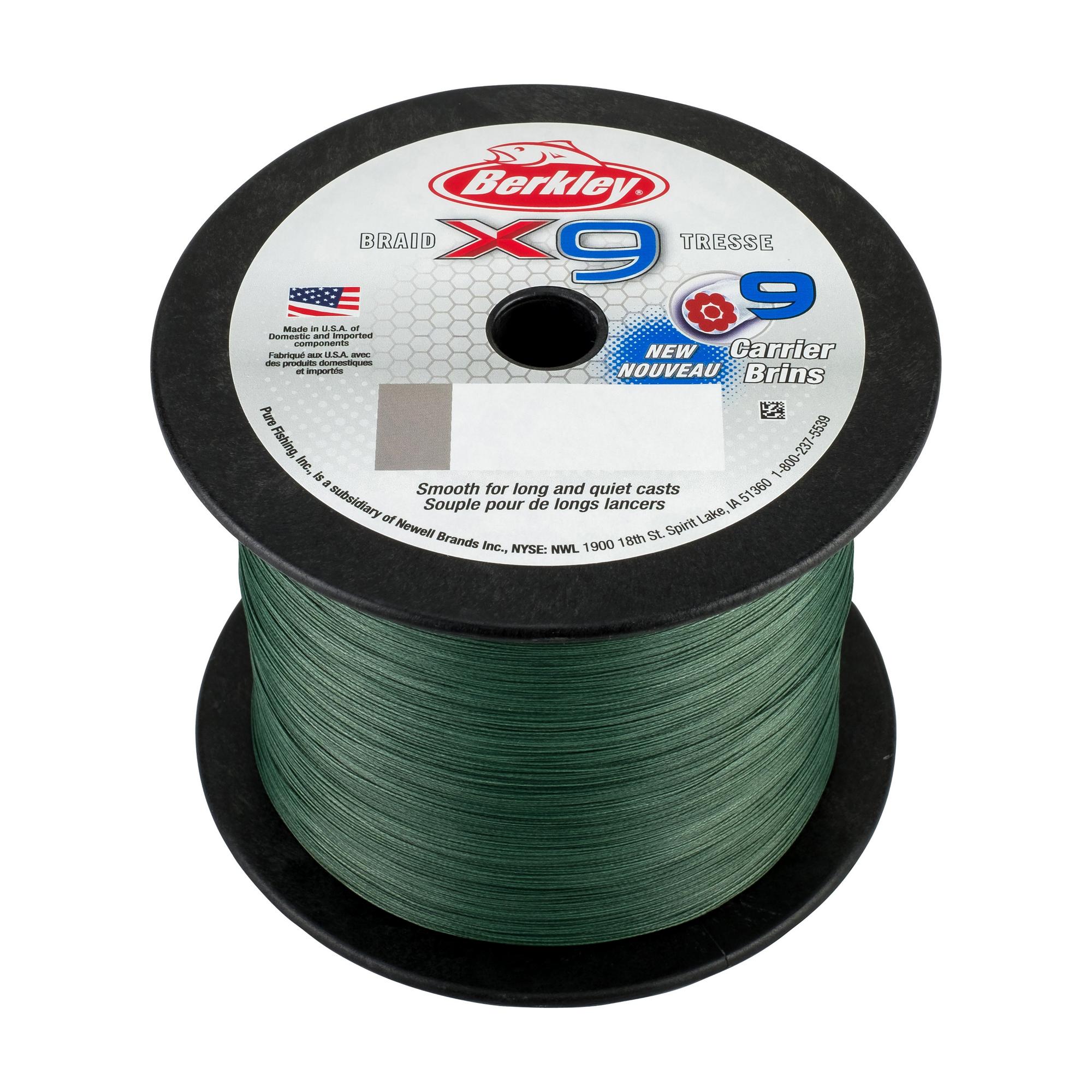 Berkley X9 Bulk Fishing Line - High Performance Monofilament for Freshwater & Saltwater Anglers - Perfect for Bass, Trout, and Walleye Fishing