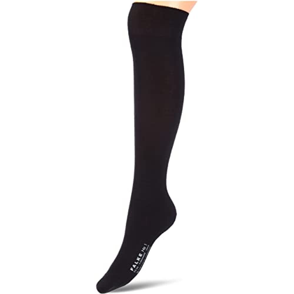 Women's Knee High Socks - Soft Cotton Blend Compression Socks for Running, Hiking & Everyday Wear - Non-Slip Comfortable Socks for Nurses, Athletes & Work