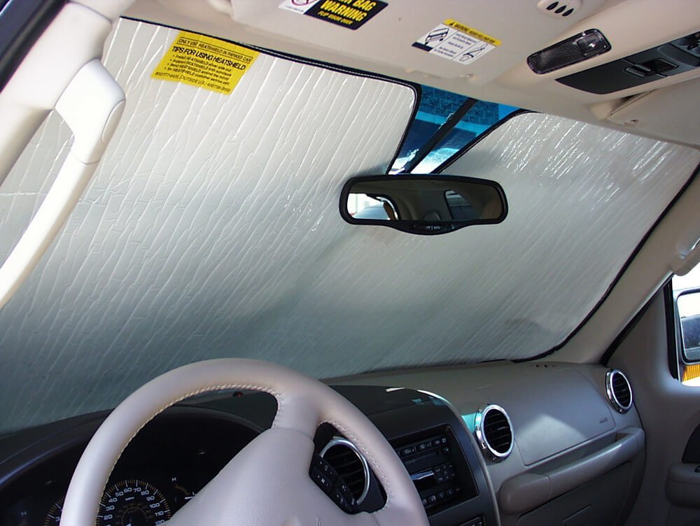 HeatShield - Original Custom-Fit Windshield Sun Shade for 2003-2017 Ford Expedition SUV (Silver Series) | UV Protection & Heat Reduction | Perfect for Parking in Sun