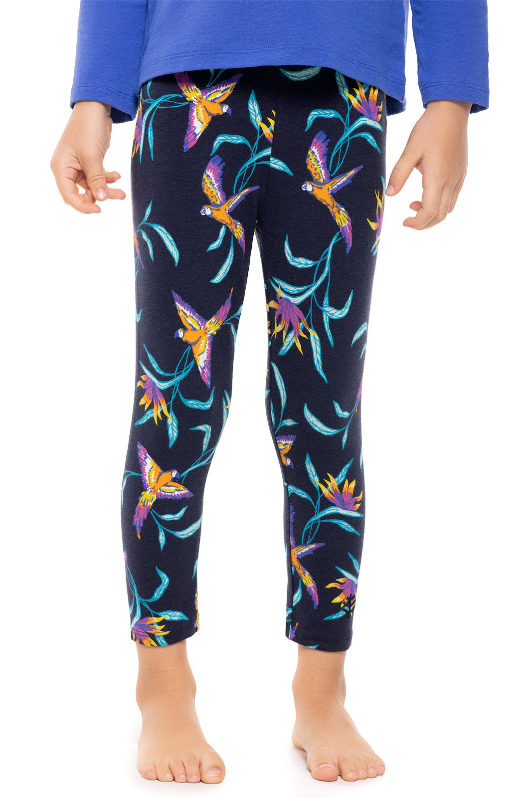 Toddler Monterey Summer Leggings - Soft Cotton Stretch Baby Pants for Girls & Boys | Playtime, Daycare & Outdoor Activities