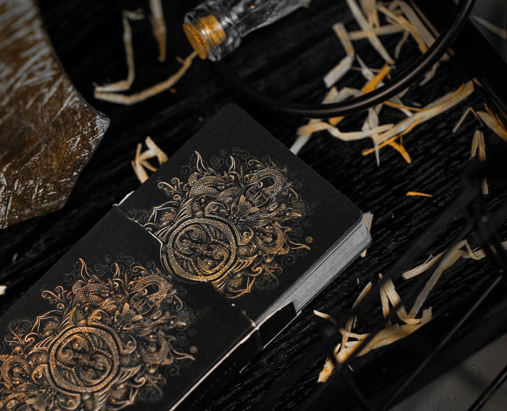 Apocalypse Bicycle Playing Cards - Premium Wooden Box Set | Unique Collectible Deck for Card Games, Magic Tricks & Poker Nights