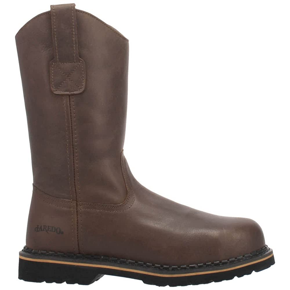 Laredo Men's Industrial Work Boots - Steel Toe, Waterproof & Slip Resistant for Construction, Warehouse & Outdoor Jobs