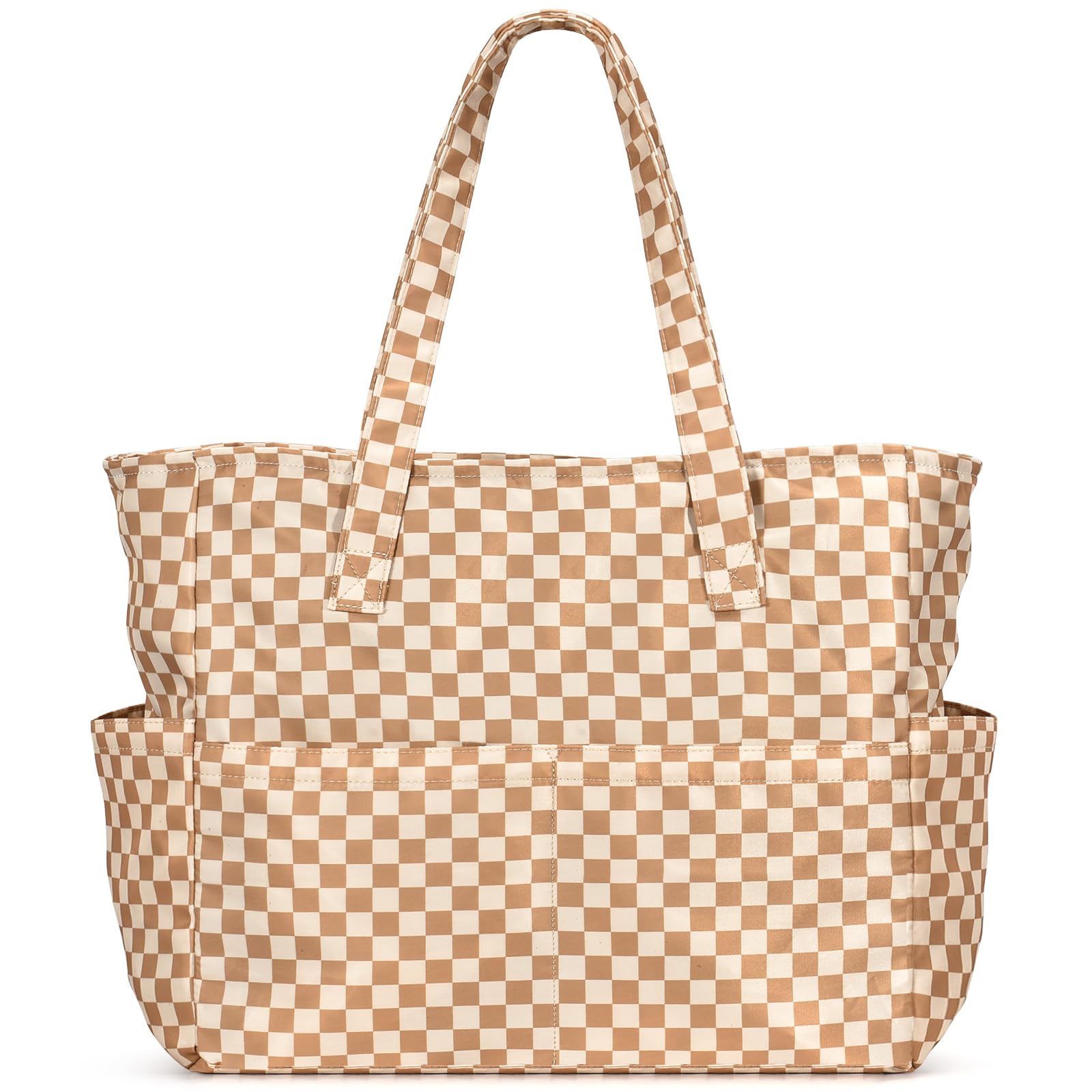 OSCAURT Large Waterproof Beach Tote Bag for Women - Sandproof Swim Pool Bag with Zipper - Perfect for Travel, Vacation & Summer Essentials (Ideal for Beach Trips, Pool Parties & Water Activities)