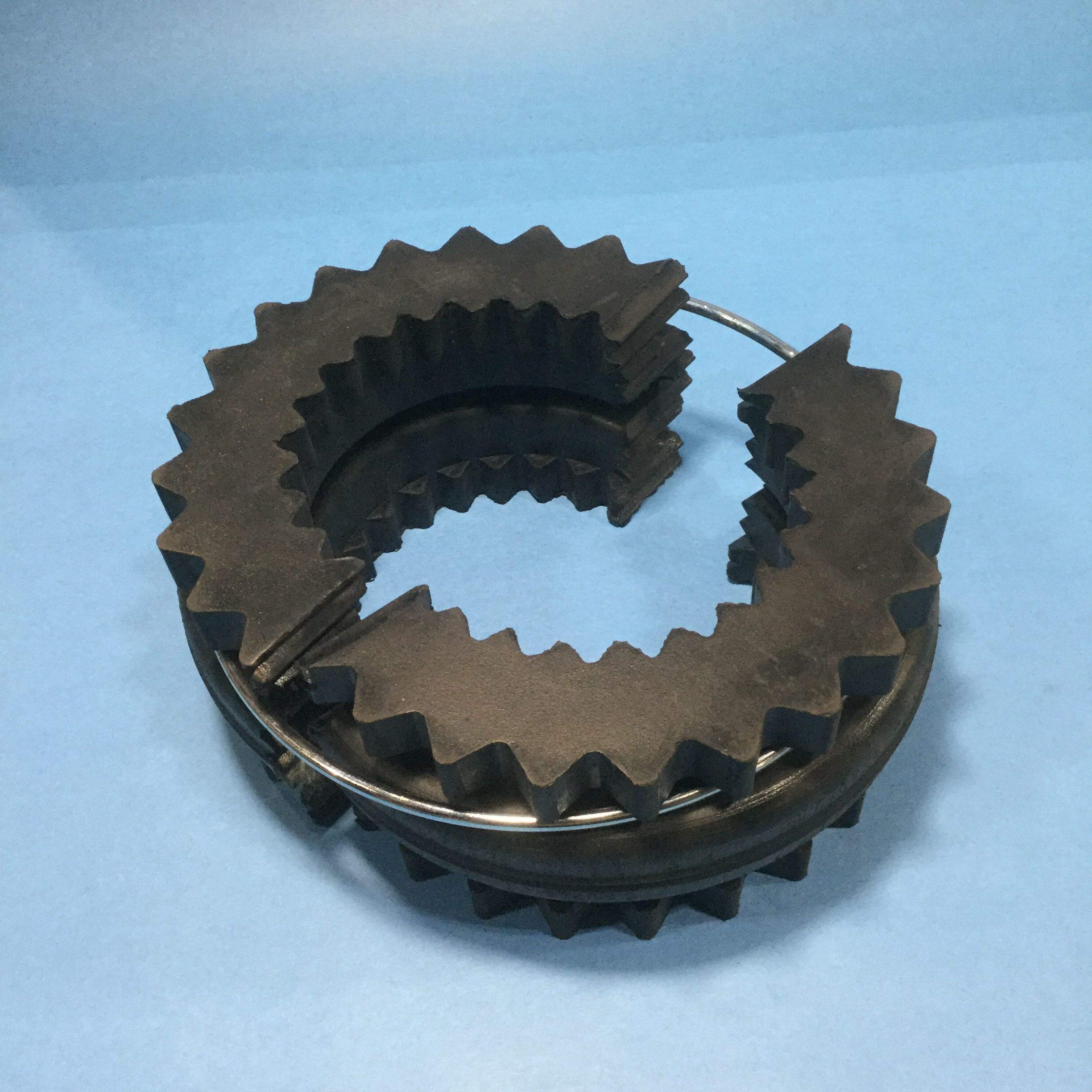 8 Pack Flexible Coupling Sleeves - Heavy Duty Rubber Hose Connectors for Plumbing, HVAC & Industrial Pipes - Perfect for Water, Gas & Air Line Connections