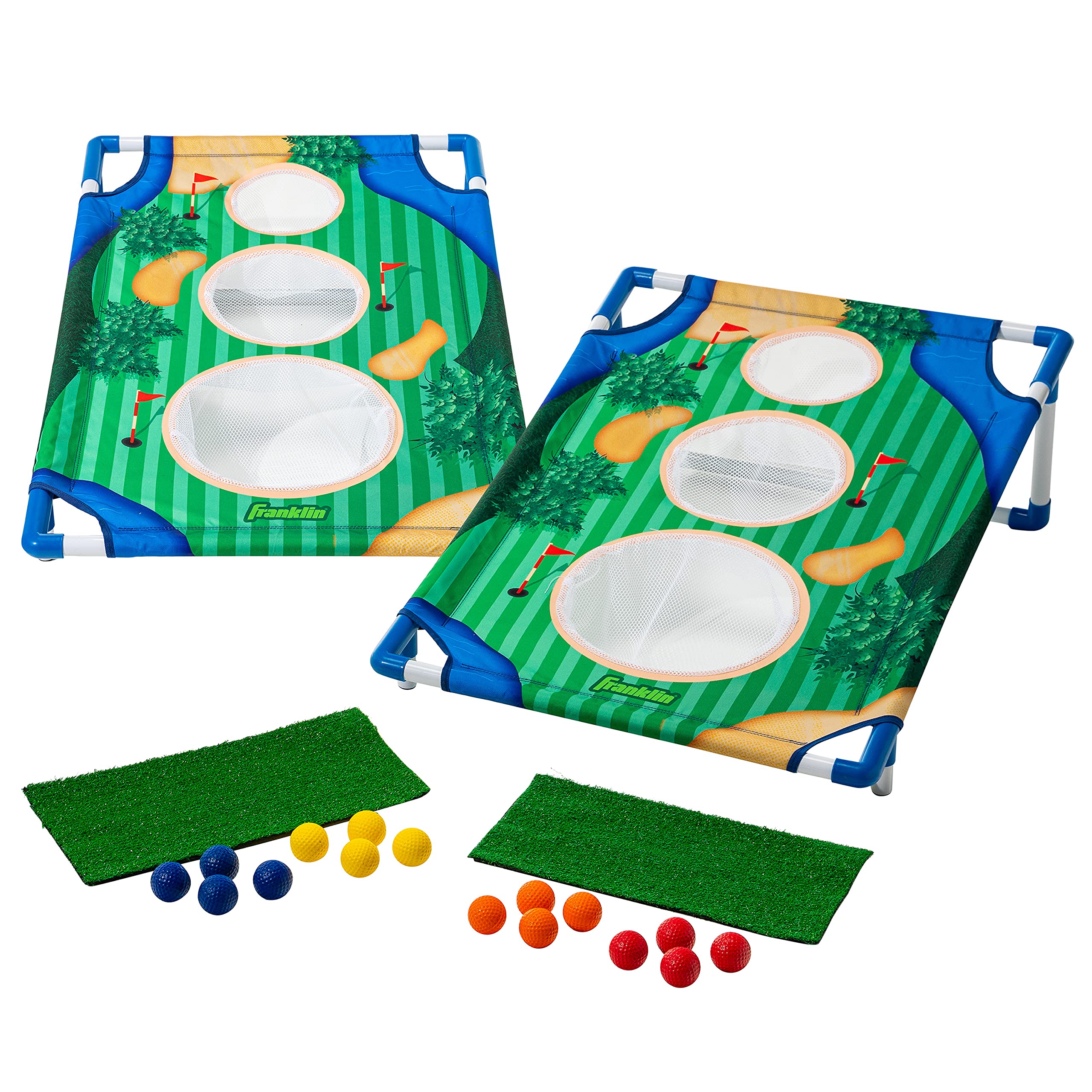 Franklin Sports Golf Chipping Net - Portable Practice Golf Net for Backyard, Driving Range & Indoor Training - Improve Short Game & Accuracy for Beginners & Pros