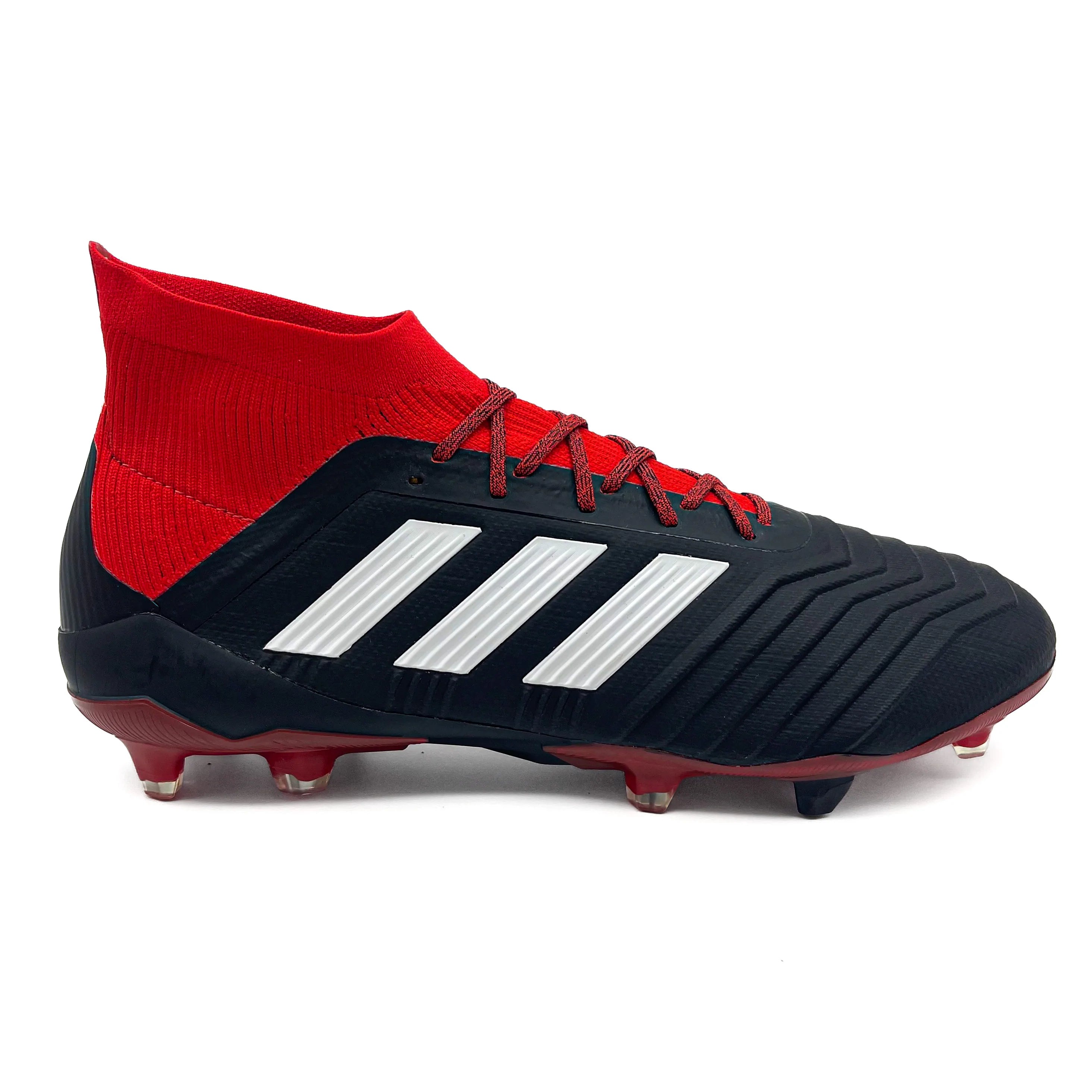 Adidas Predator 18.1 FG Soccer Cleats - Core Black | Firm Ground Football Boots for Men | Perfect for Competitive Matches & Training Sessions