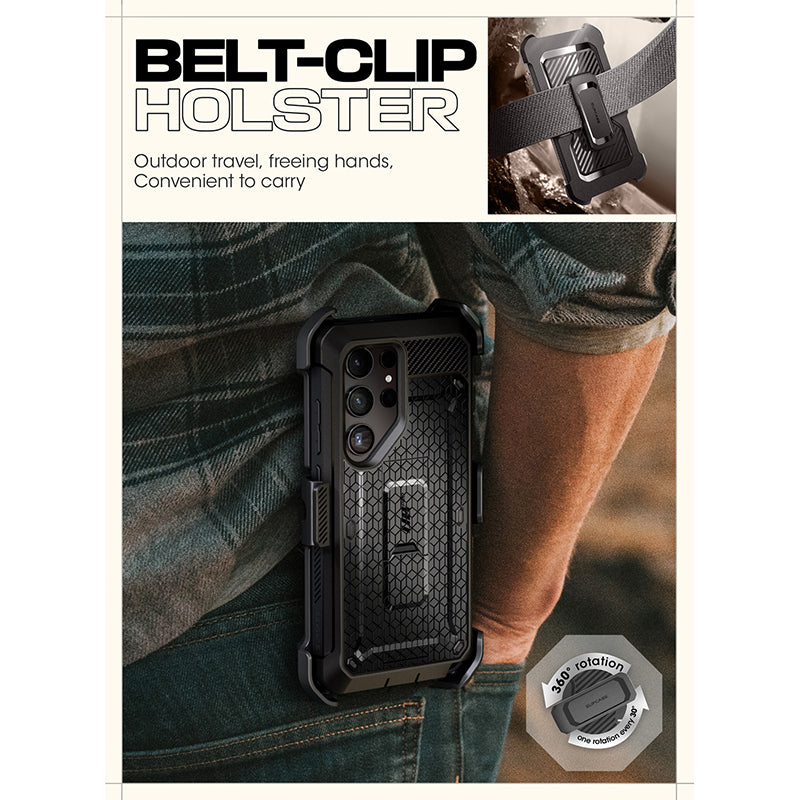 Samsung Galaxy S24 Ultra Unicorn Beetle Pro Rugged Case - Heavy Duty Protection with Kickstand | Shockproof, Military-Grade Drop Tested Phone Cover for Outdoor, Work & Adventure Use