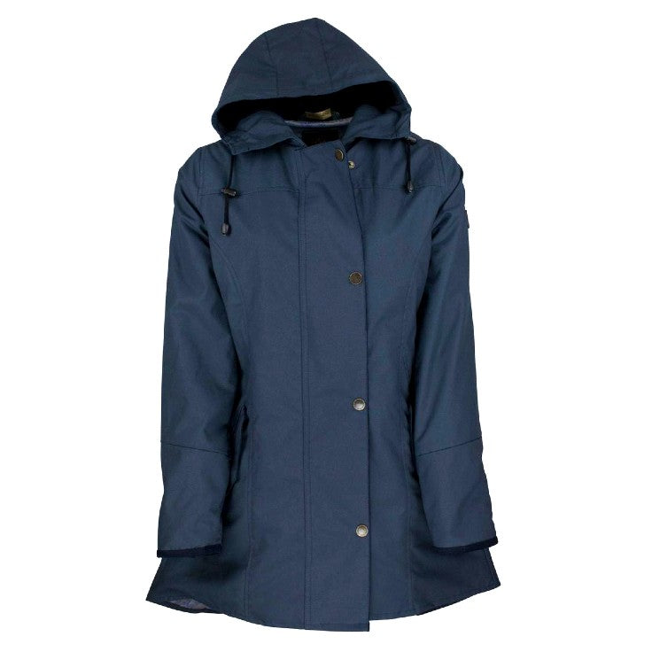 Women's Waterproof Hooded Wax Jacket - Katrina Discovery Style [2 Colors] | Outdoor Hiking, Camping & Rainy Day Wear