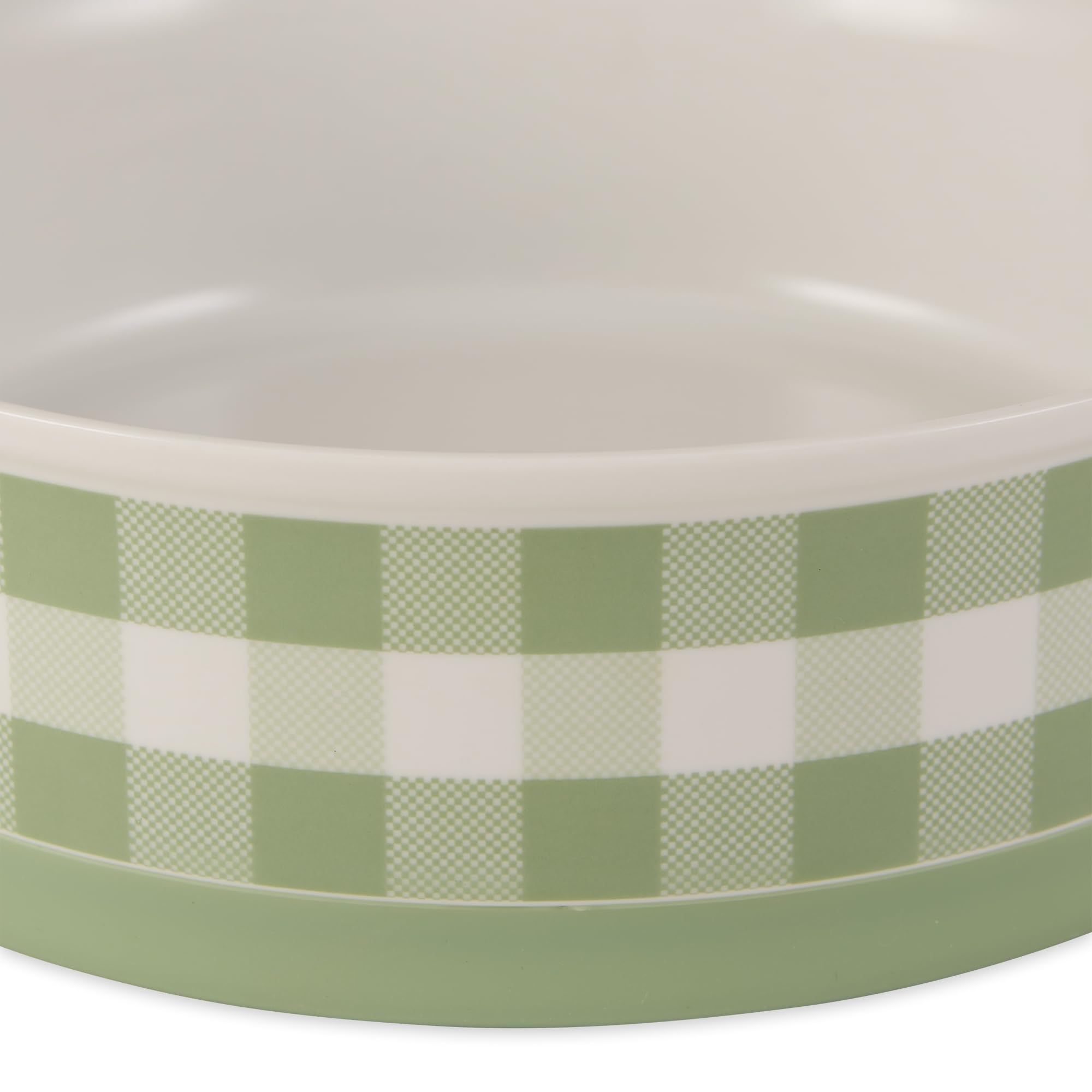 Non-Slip Ceramic Pet Food & Water Bowls - Microwave & Dishwasher Safe, Spill-Proof Design for Mess-Free Feeding, Small Set (4.25x2 Inches) in Desert Sage - Perfect for Cats & Small Dogs at Home or Travel