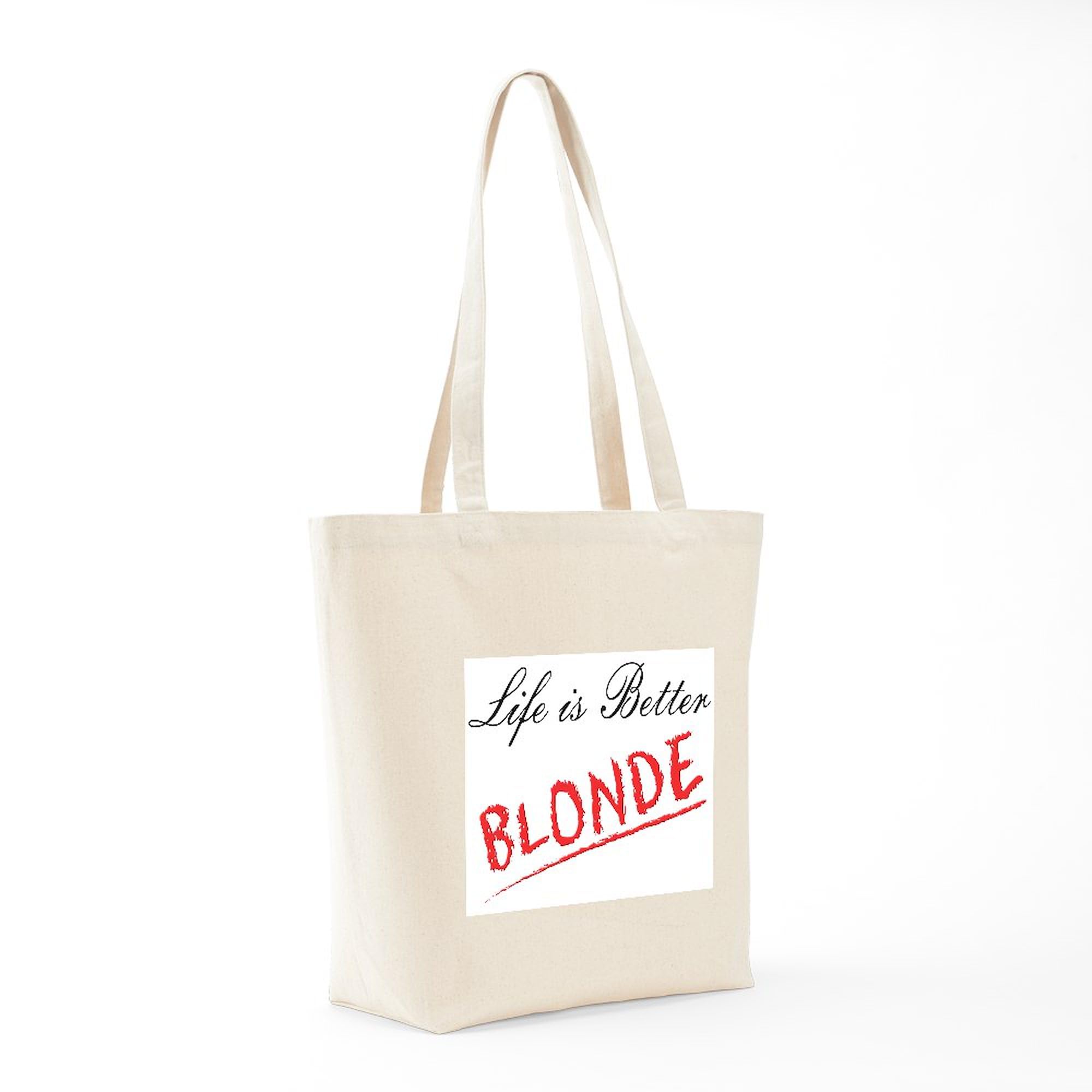 Better Blonde Natural Canvas Tote Bag - Eco-Friendly Reusable Shopping Bag for Women | Perfect for Groceries, Beach Trips & Everyday Use