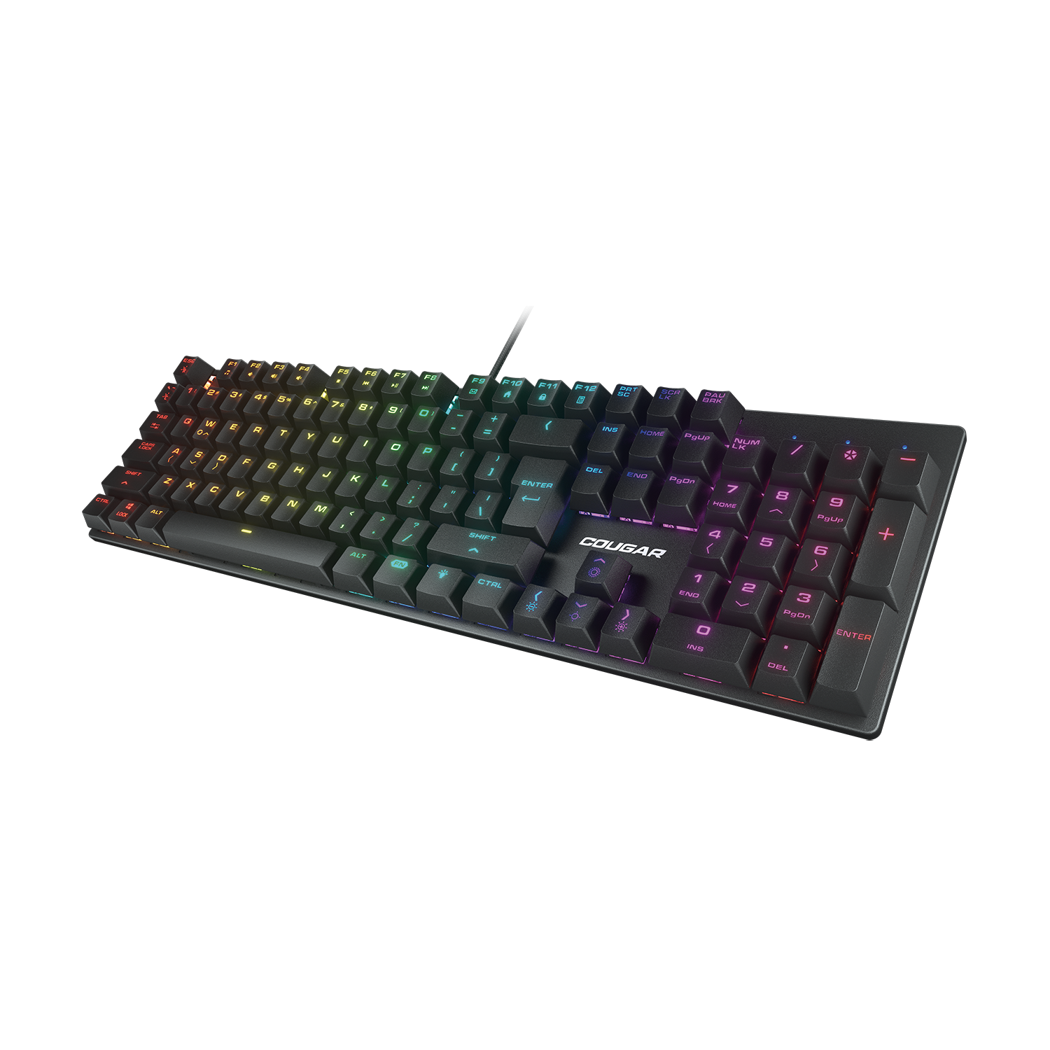 Cougar Combat Mechanical Gaming Keyboard (Red Switch) & Mouse Combo Set - Perfect for PC Gaming, Typing, and Office Work