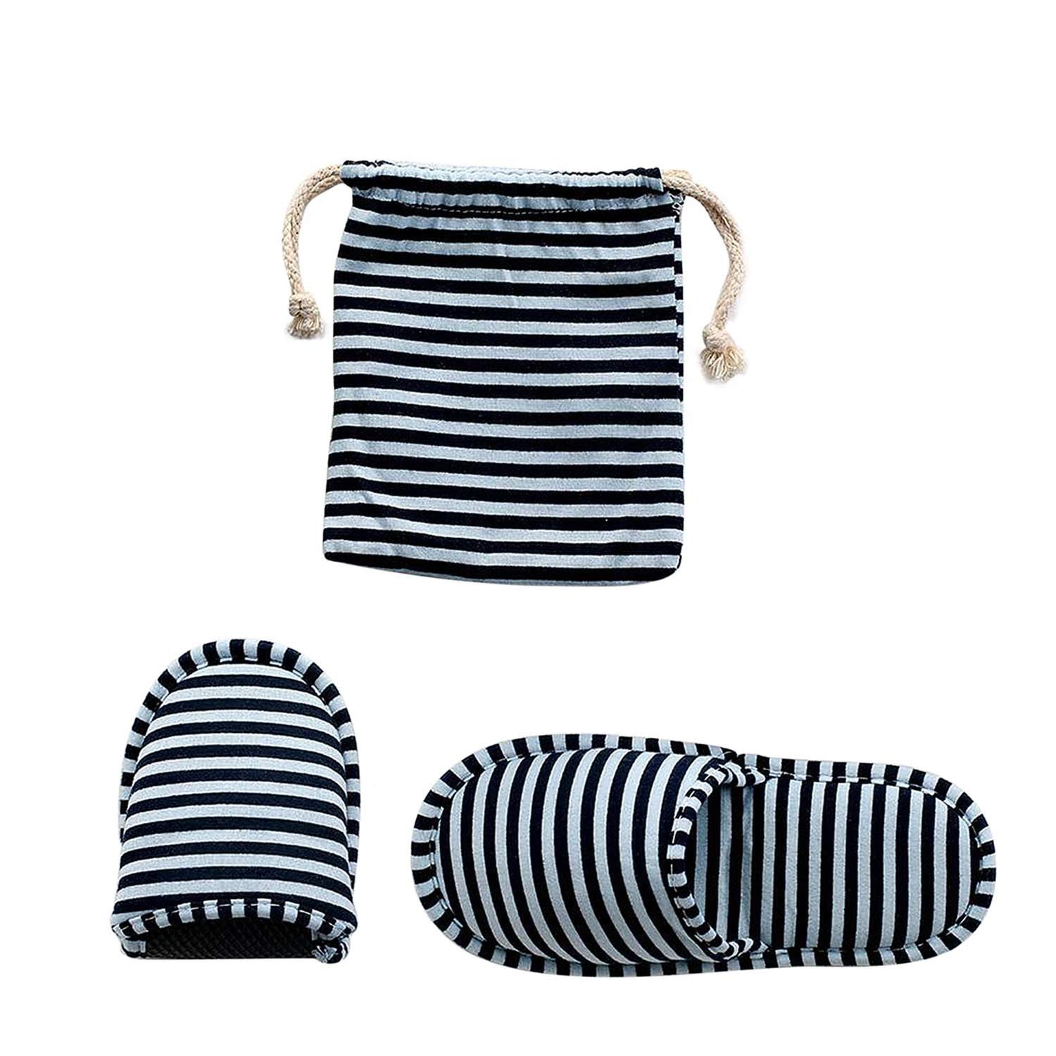 Eco-Friendly Travel Slippers - Washable Cotton Spa Slippers for Hotel, Home & Indoor Use - Perfect for Guests, Relaxation & Comfortable Lounging