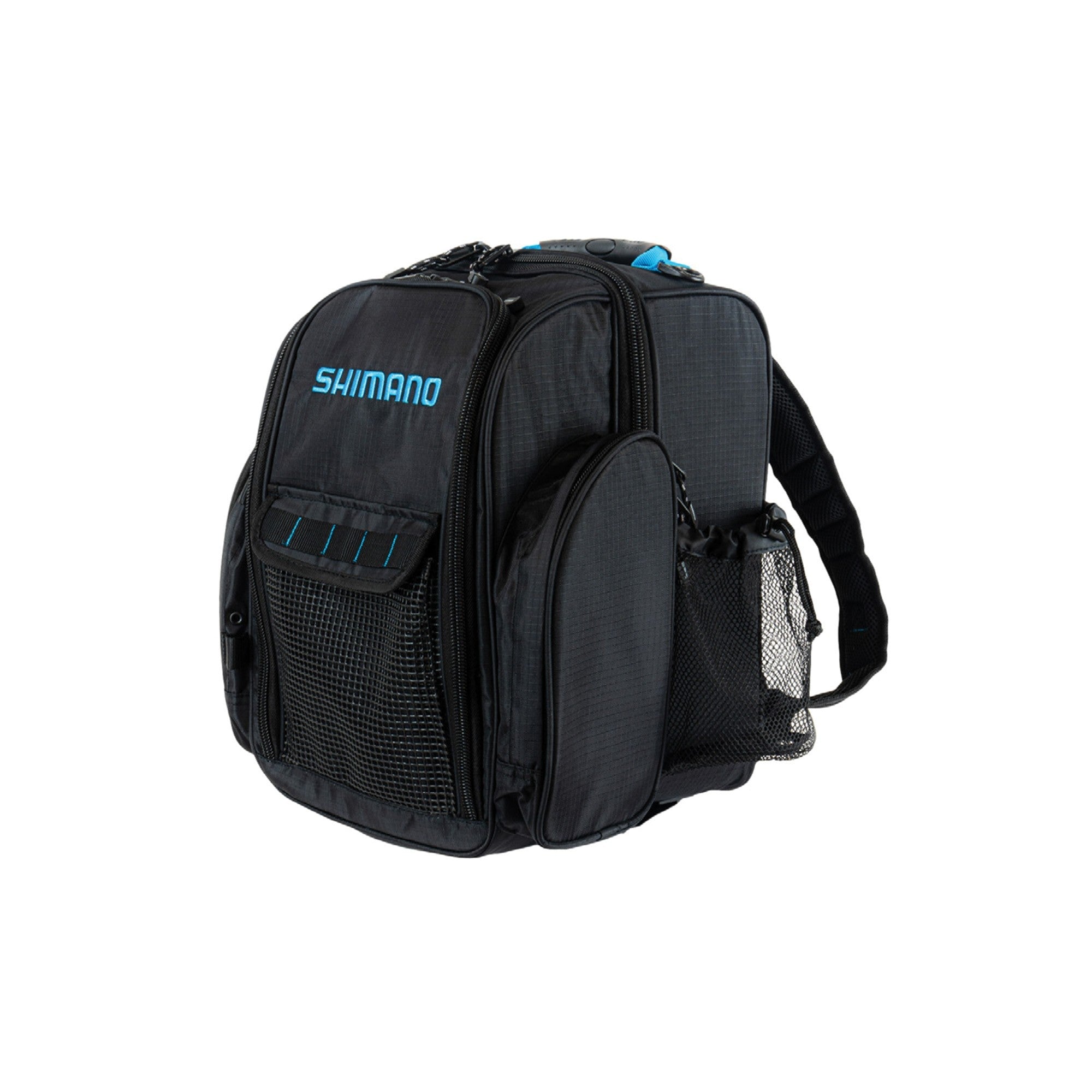 Shimano Blackmoon Fishing Backpack - Waterproof Tackle Storage with Multiple Pockets - Perfect for Freshwater & Saltwater Fishing Trips