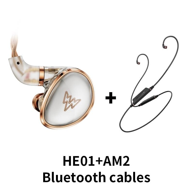 Whizzer Kylin HE01 Hybrid 1DD+2BA HiFi In-Ear Monitors - Professional Studio Earphones for Musicians, Audiophiles & Gaming