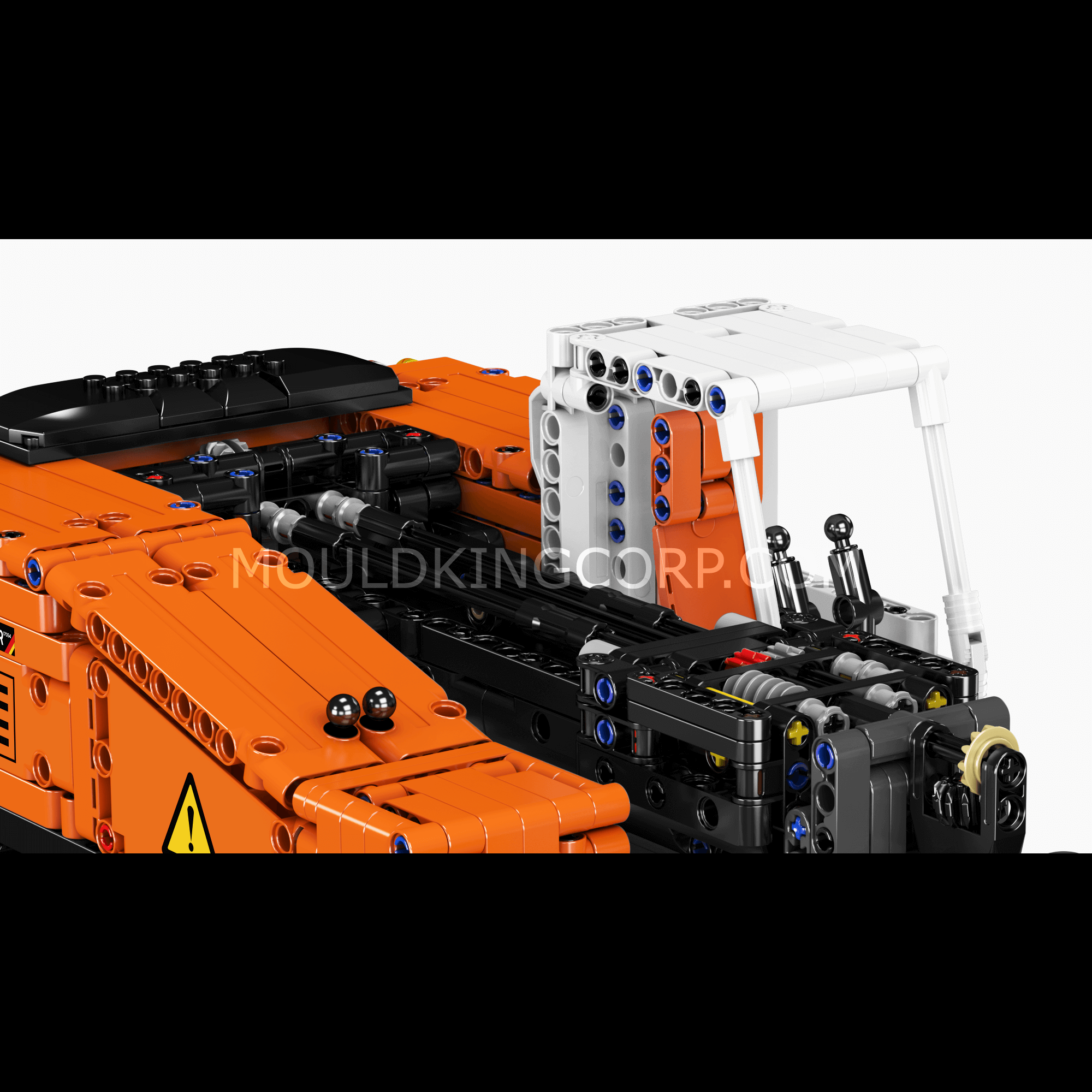 Mould King 17054 Remote Control Crawler Loader Toy - 1,423 Piece Building Blocks Set for Kids & Adults | Construction Vehicle Model for Indoor Play, STEM Learning & Collector's Display