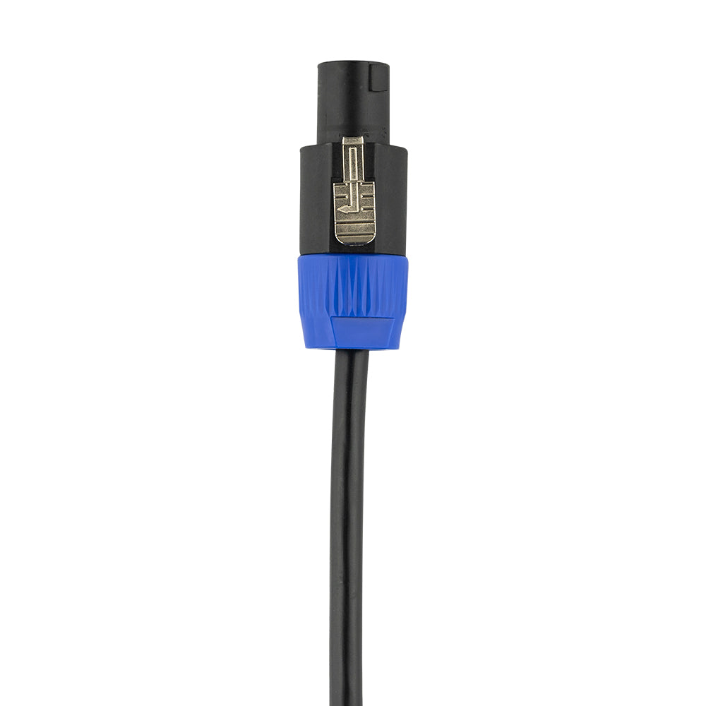 Voceteo 12FT 4-Pole Speakon Cable Connector with 14GA OFC Power Wire - Professional Audio Speaker Cable for Live Sound, DJ Equipment & Studio Monitors