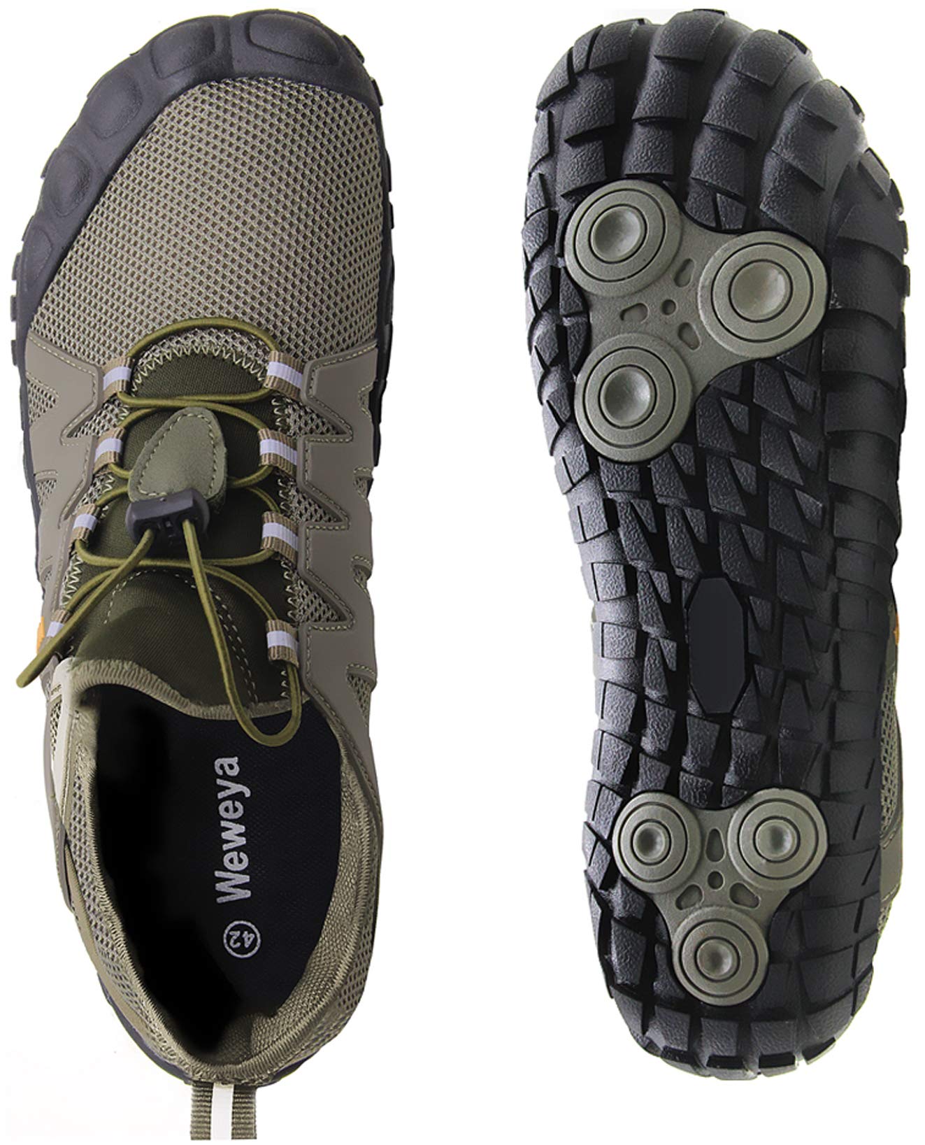 Weweya Barefoot Shoes for Men - Minimalist Running & Cross Training Shoes | Lightweight, Flexible & Comfortable for Gym, Trail & Everyday Wear
