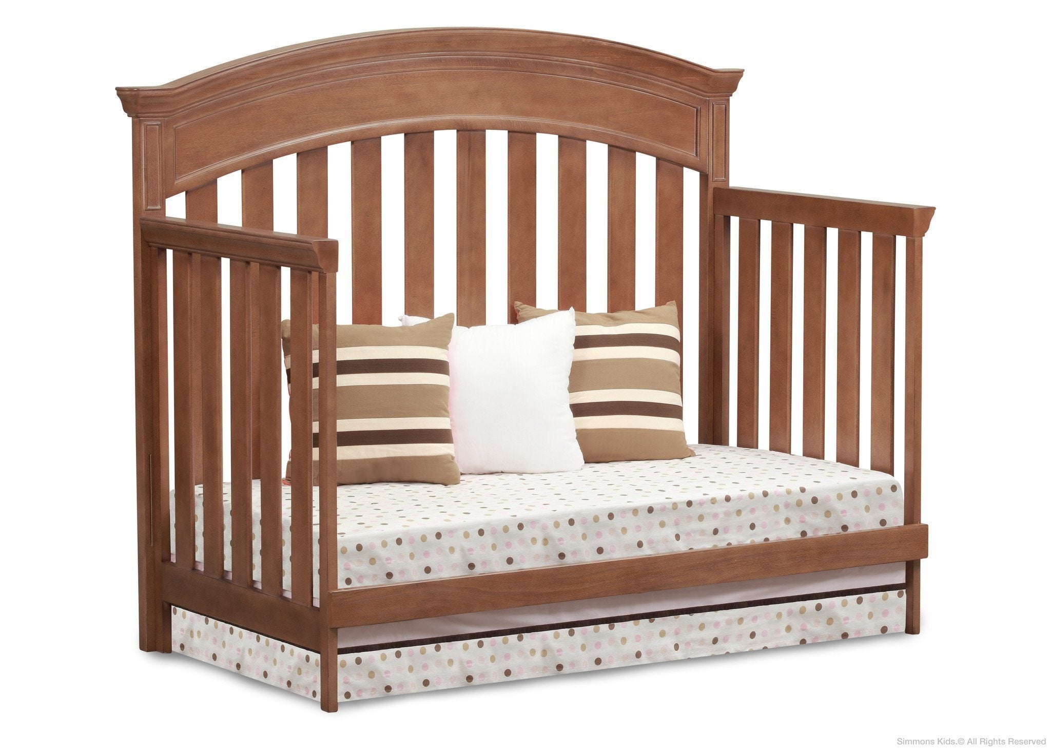 Chateau Crib 'N' More - Luxury Baby Crib with Convertible Design for Nursery, Toddler Bed & Daycare Use