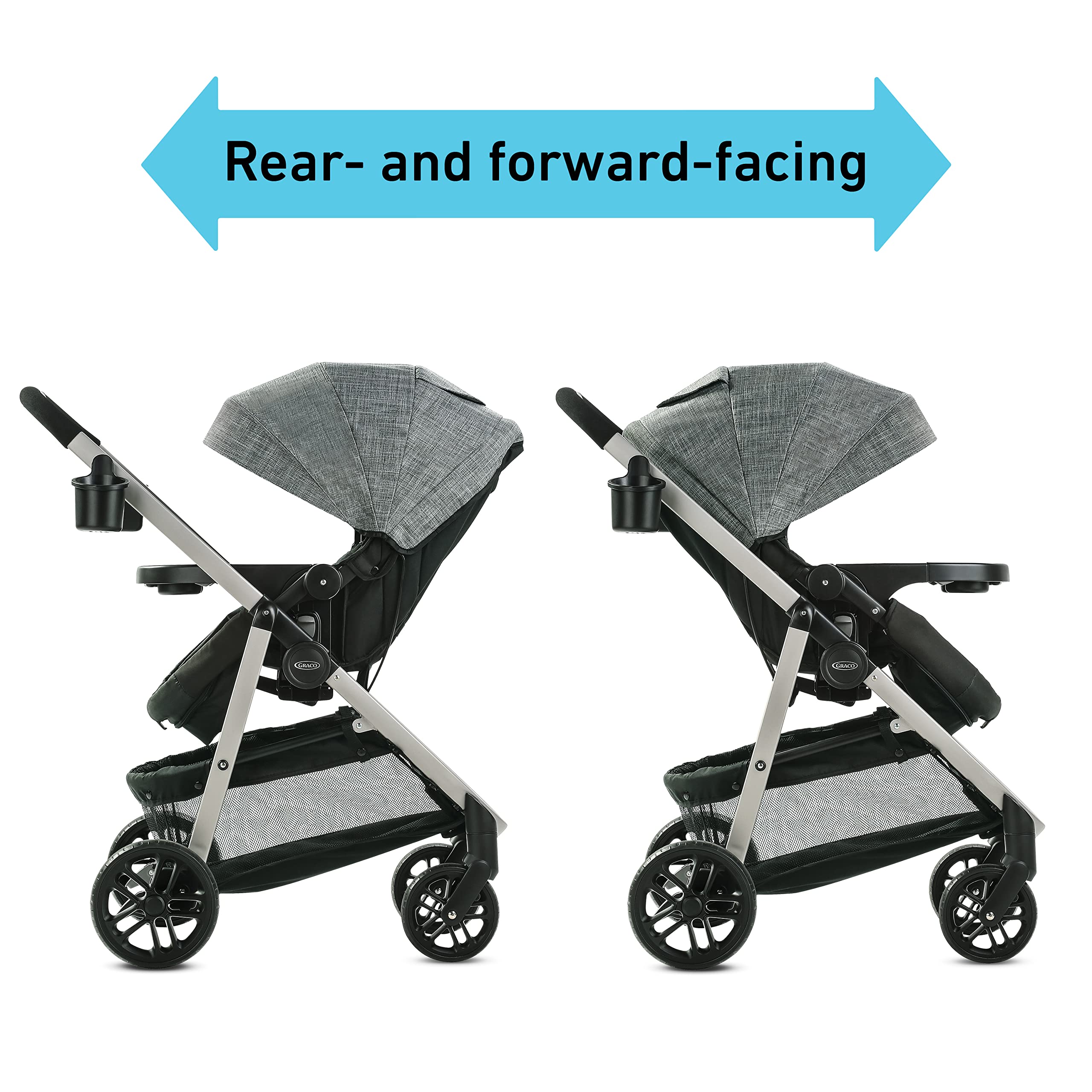 Graco Modes Pramette Travel System - 3-in-1 Stroller, Infant Car Seat & Bassinet Combo in Ellington | Perfect for Newborns, Travel & Everyday Use