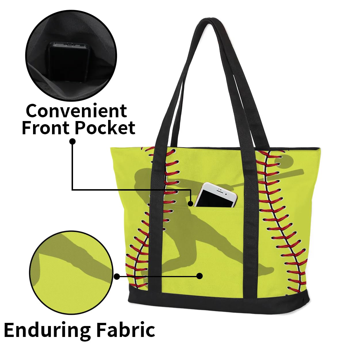 Stylish Large Canvas Tote Bag for Women - Oversized Durable Gym Beach Travel Handbag - Perfect Gift for Mom, Sister, Wife & Friends | Work, Shopping, Vacation & Everyday Use