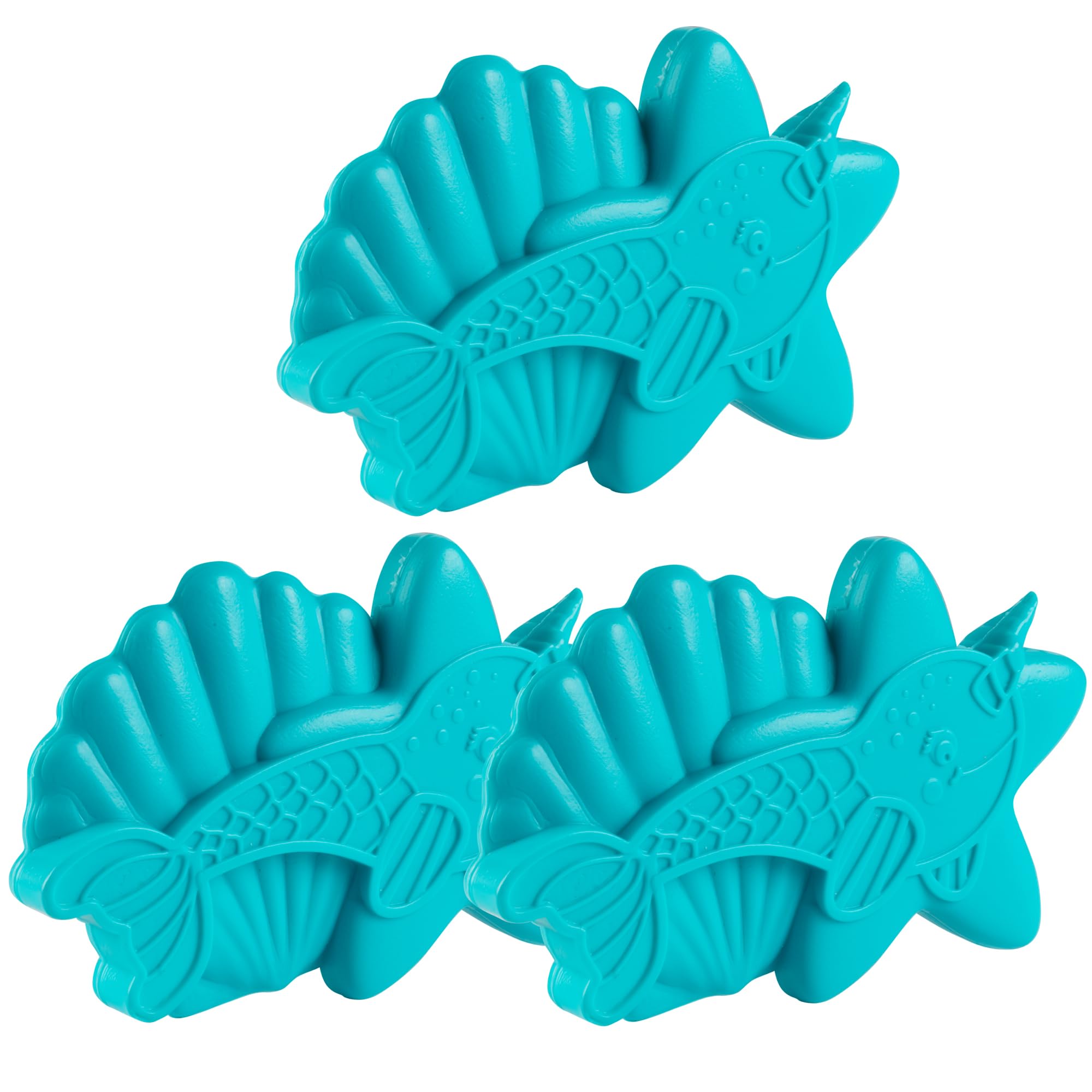 Narwhal Reusable Hard Ice Pack Set of 3 - Slim Space-Saving Freezer Packs for Kids Lunch Box, Bento & Cooler Bags - Keeps Food Cold for Hours - Perfect for School Lunches, Picnics & Outdoor Activities