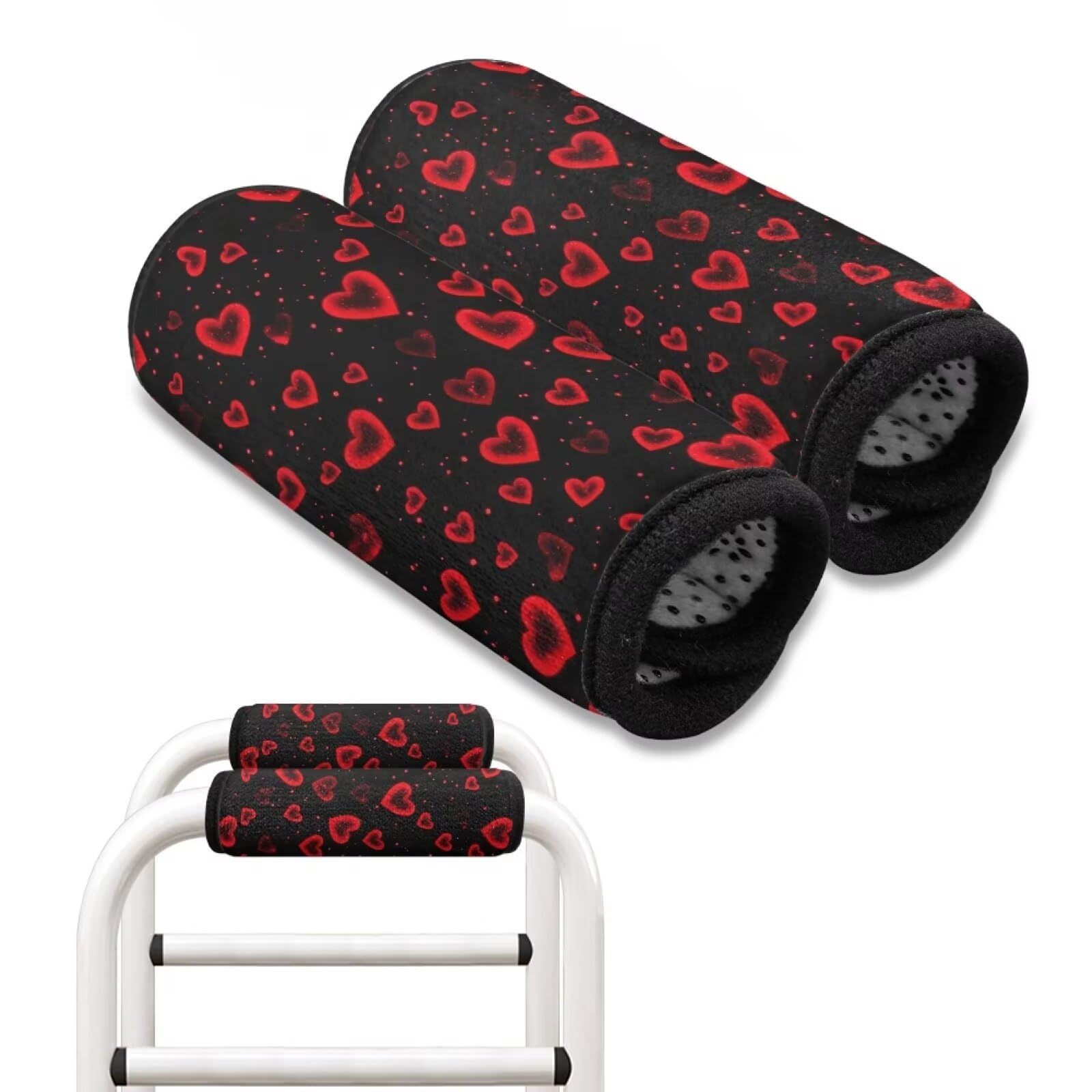 **Soft Cushioned Walker Handle Covers – Universal Padded Hand Grips for Mobility Aids – Comfortable & Non-Slip Support for Seniors & Rehab Patients – Perfect for Walkers, Rollators & Canes**    *(Use Cases: Ideal for elderly care, post-surgery recovery, arthritis relief, and daily mobility assistance.)*