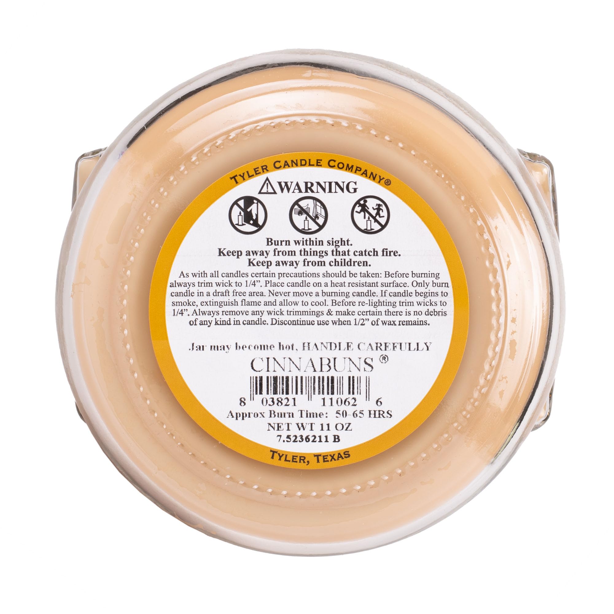 Tyler Candles - Cinnabuns Scented Candle - 11oz 2-Wick Soy Wax Candle for Home, Relaxation & Gifts - Long-Lasting Fragrance for Bedroom, Bathroom & Living Room