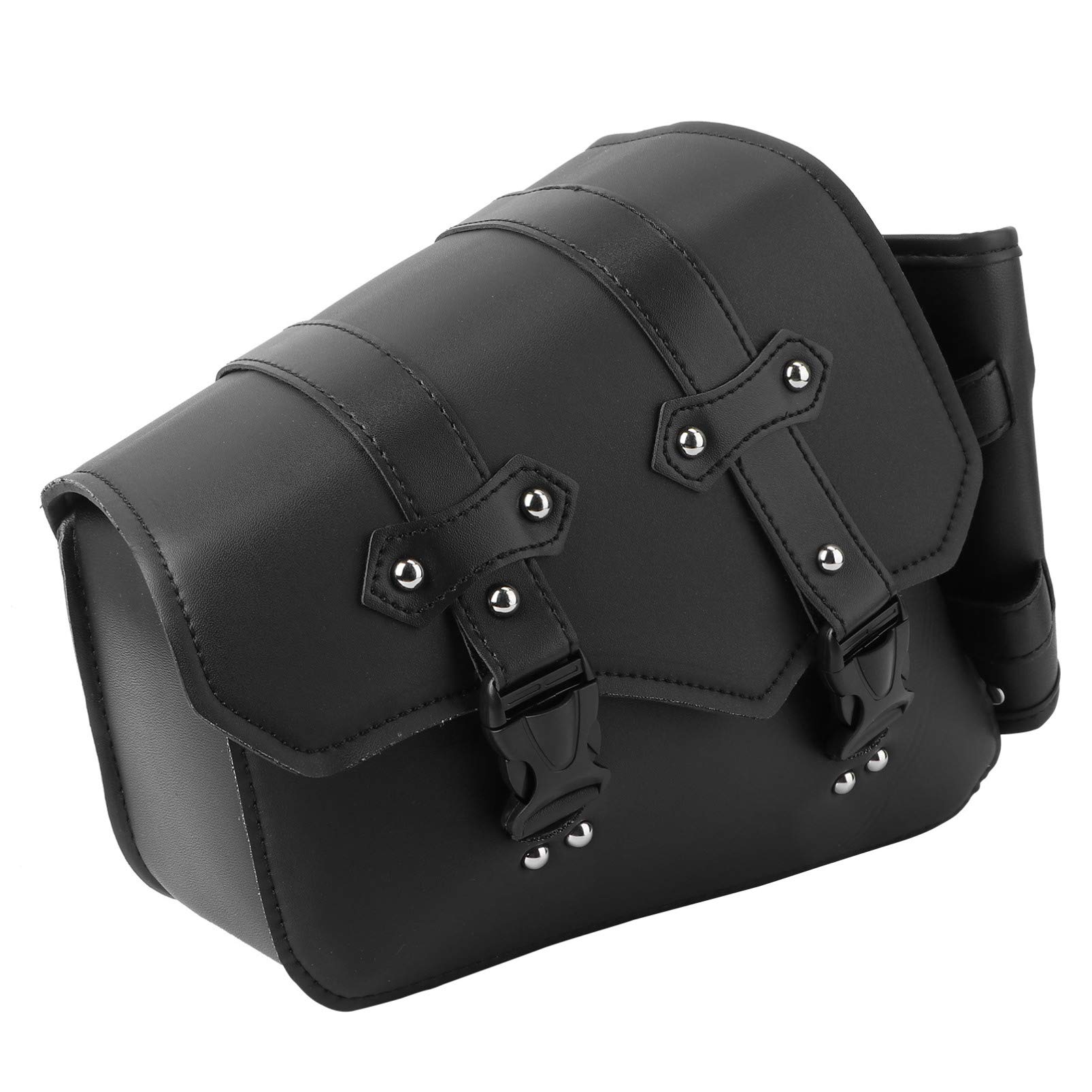 VOSAREA Motorcycle Side Hanging Tool Bag with Water Bottle Holder - Left Side Mount for Bikes & Motorcycles - Perfect for Commuting, Road Trips & Outdoor Adventures