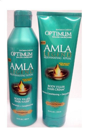 Optimum Body Filler Hair Wash & Hair Cream Set for Thinning Hair - Volumizing Shampoo and Styling Treatment for Men & Women - Perfect for Daily Hair Care Routine and Styling at Home
