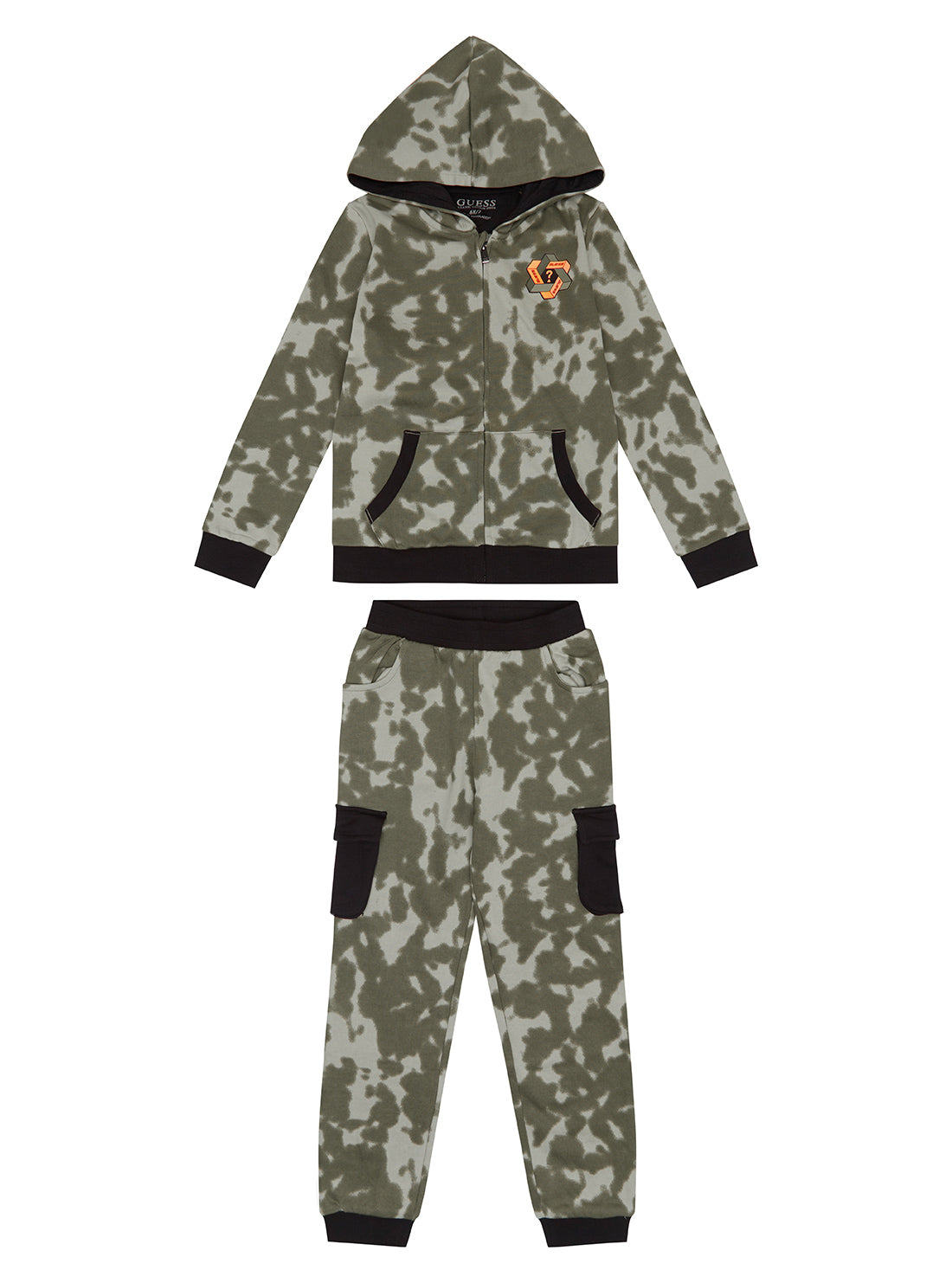 Green Khaki Jumper and Pants 2-Piece Set for Toddlers (2-7 Years) - Cozy Matching Outfit for Playdates and Family Photos
