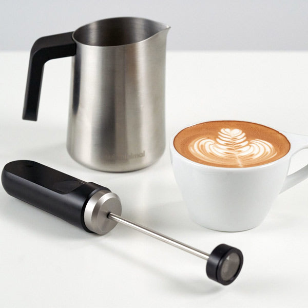 Subminimal NanoFoamer Pro - Electric Milk Frother for Lattes & Cappuccinos - Handheld Foam Maker for Coffee, Hot Chocolate & Matcha - Perfect for Home Baristas & Coffee Lovers
