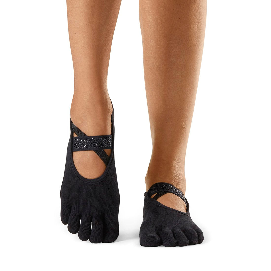 ToeSox Mia Grip Yoga Socks - Non-Slip Grip Socks for Pilates, Barre & Dance - Improve Balance & Stability During Workouts
