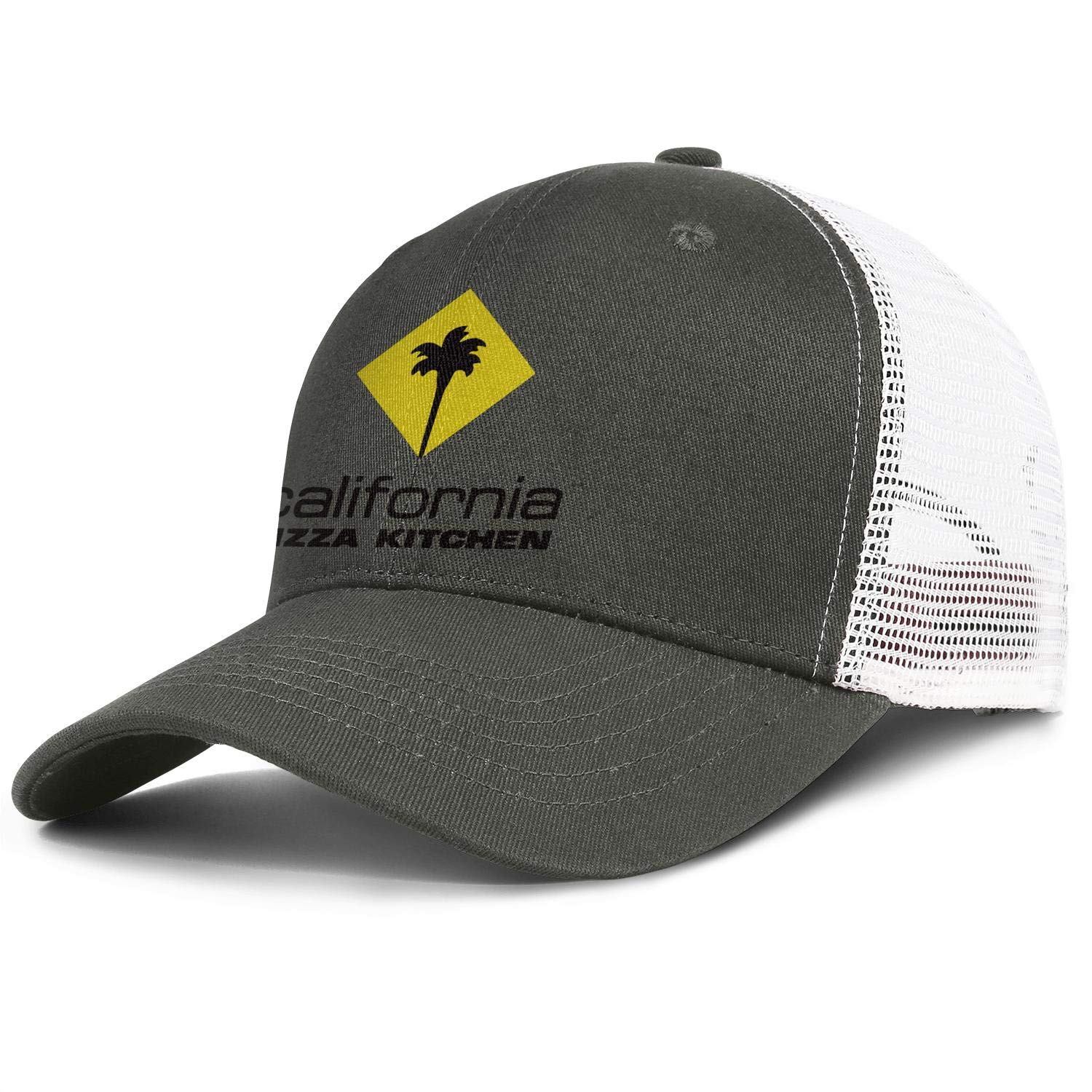 LSHOEJFVG Unisex California Pizza Kitchen Baseball Cap - Adjustable Mesh Flat Brim Hat for Men & Women | Perfect for Outdoor Sports, Beach, and Casual Wear