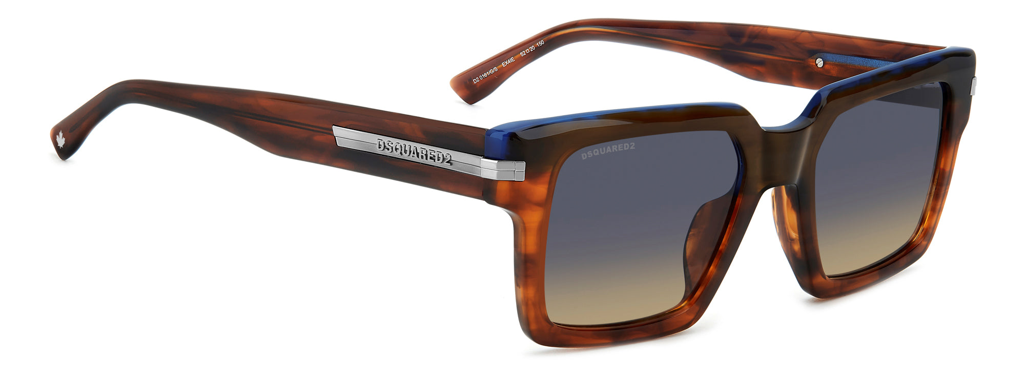 DSQUARED2 D2 0161/G/S Sunglasses - Polarized UV Protection Aviator Style for Men & Women - Perfect for Driving, Travel & Outdoor Activities