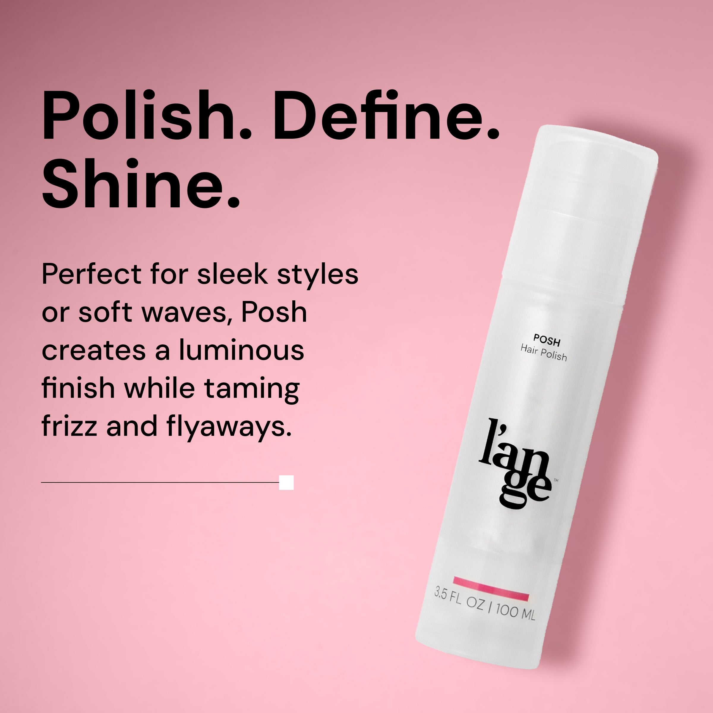 POSH Hair Polish Laminating Gel for Smooth & Shiny Hair - Salon Quality Styling & Frizz Control for Daily Use