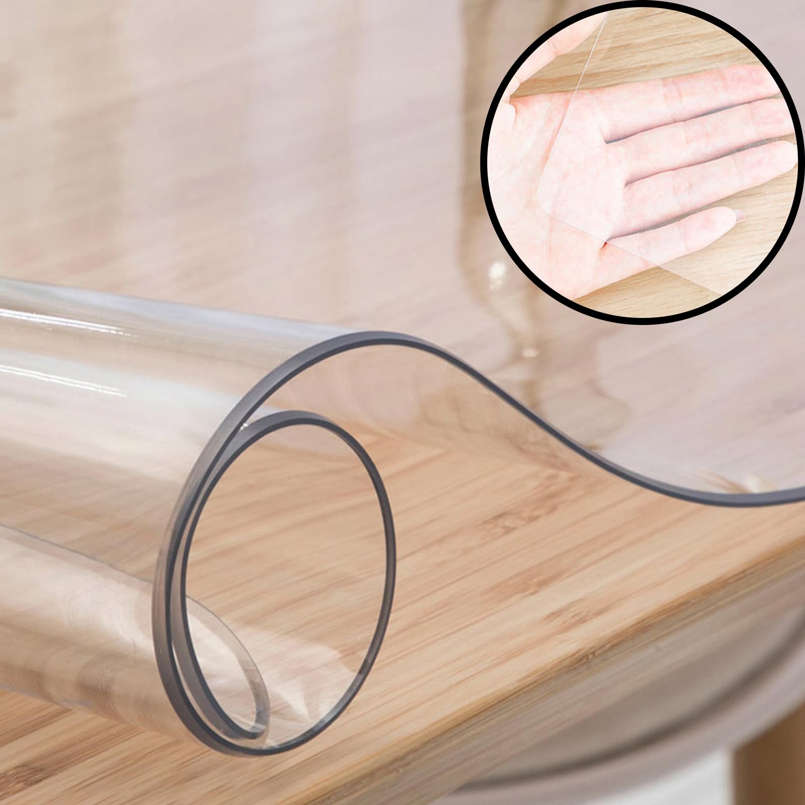 Frosted Transparent Desk Pad - 24