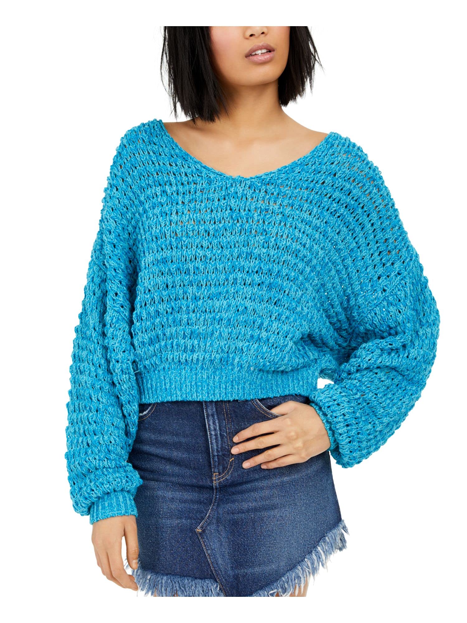 Free Women's Pullover Sweater - Cozy Knit Long Sleeve Casual Top for Fall & Winter | Perfect for Layering, Office Wear & Weekend Outfits