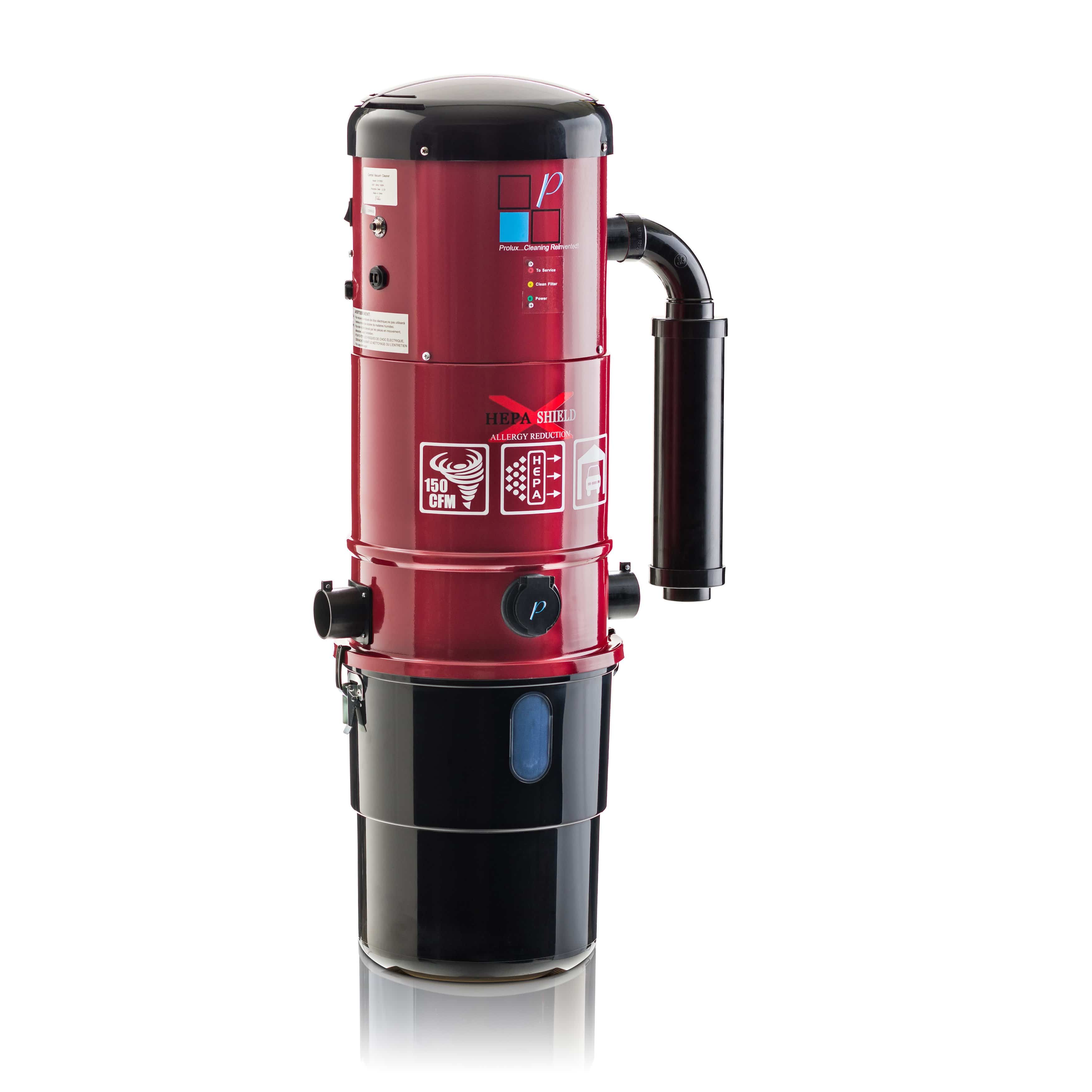 Prolux CV12000 Central Vacuum Power Unit - 2 Speed Motor, 25 Year Warranty | Powerful Home Cleaning System for Large Houses & Carpets
