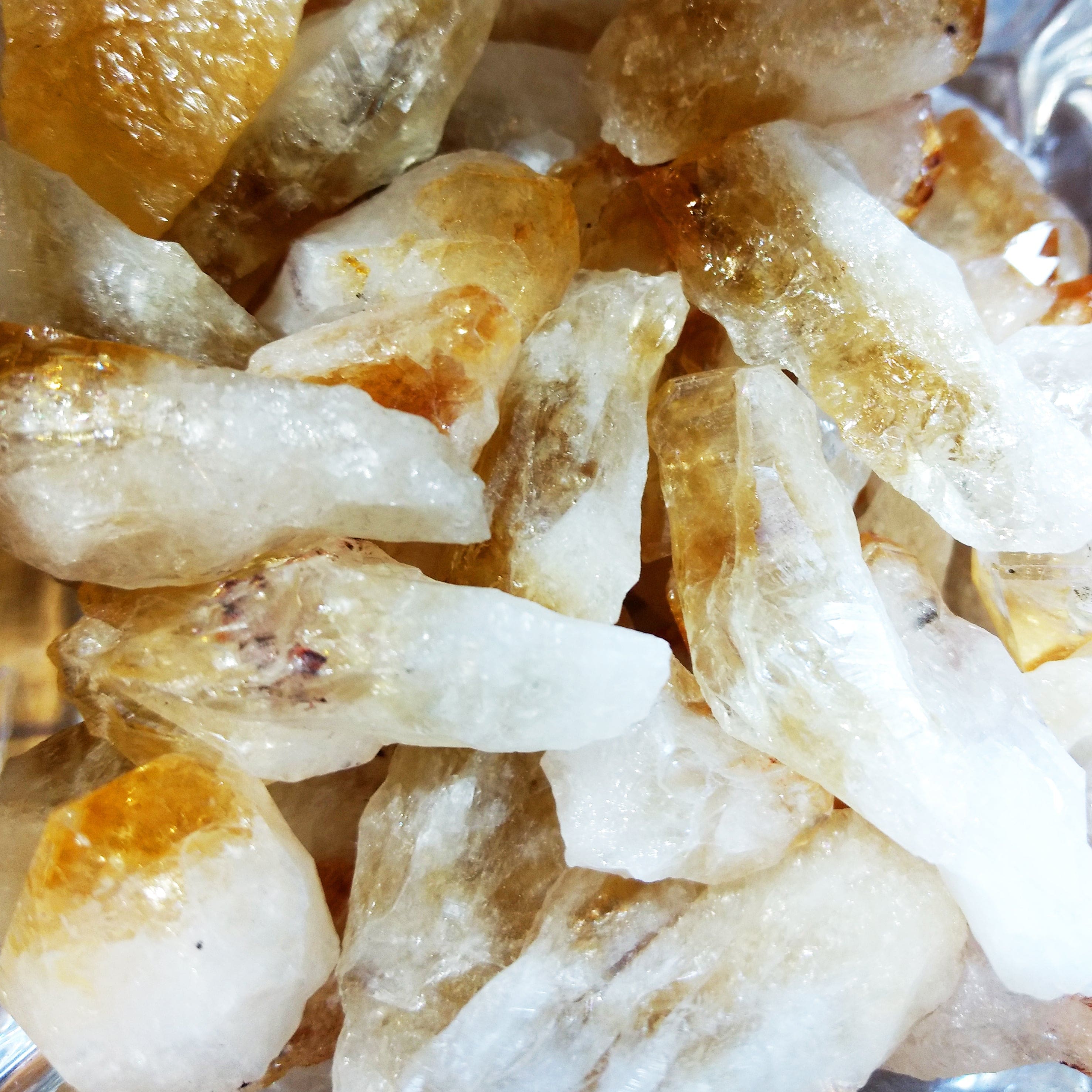 Natural Citrine Point Stone - Healing Crystal for Energy & Positivity | Perfect for Meditation, Home Decor & Spiritual Gifts