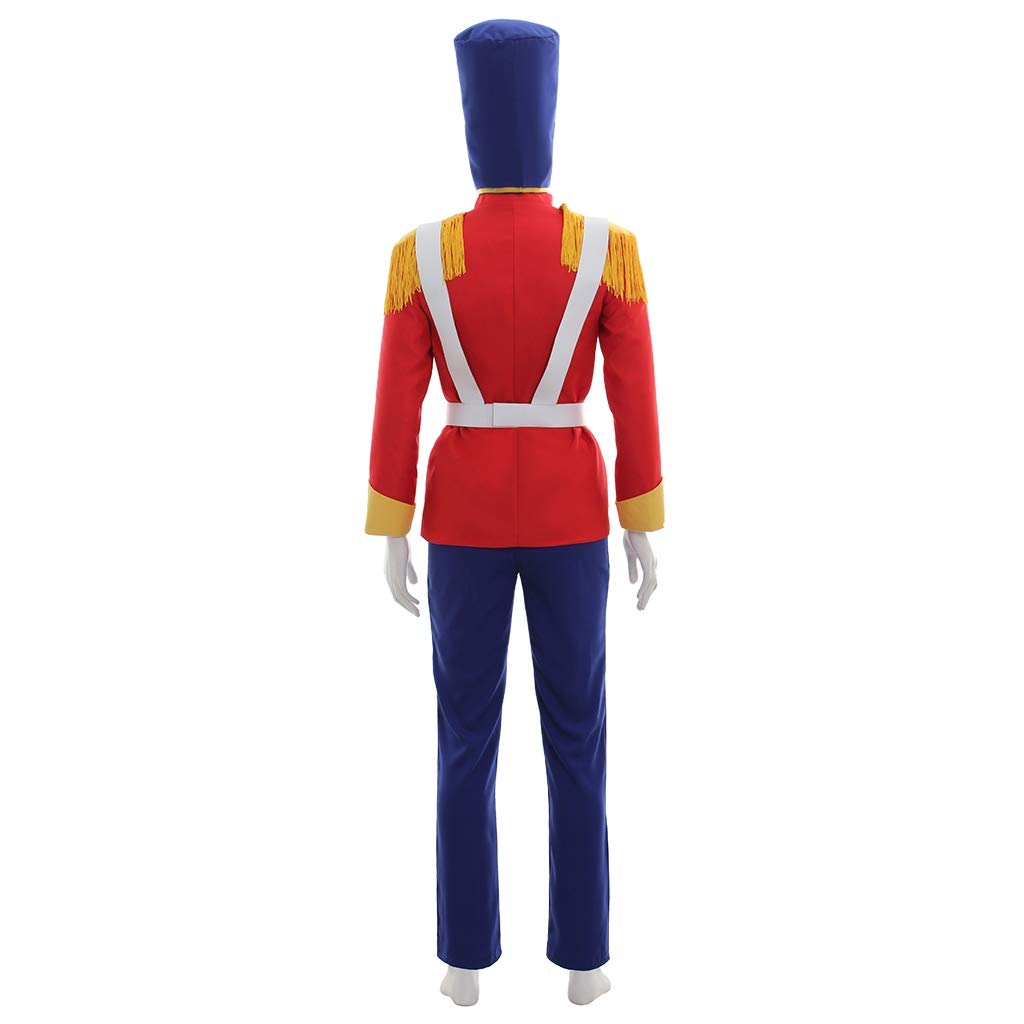 Nutcracker Cosplay Costume for Men - DIY Full Outfit Set with Jacket, Pants & Accessories - Perfect for Halloween, Christmas Parties & Themed Events