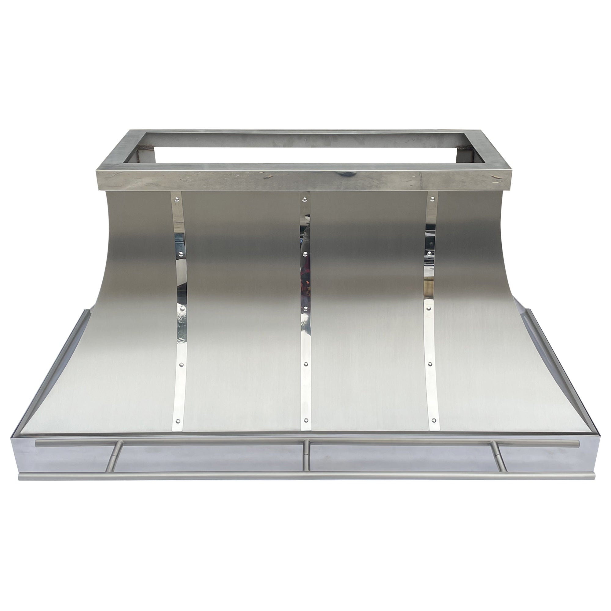 Premium RHM Modern Sweep Custom Stainless Steel Kitchen Range Hood H7 5TM - Powerful Ventilation for Mary's Home Kitchen | Perfect for Modern Open-Concept Kitchens & Cooking Enthusiasts