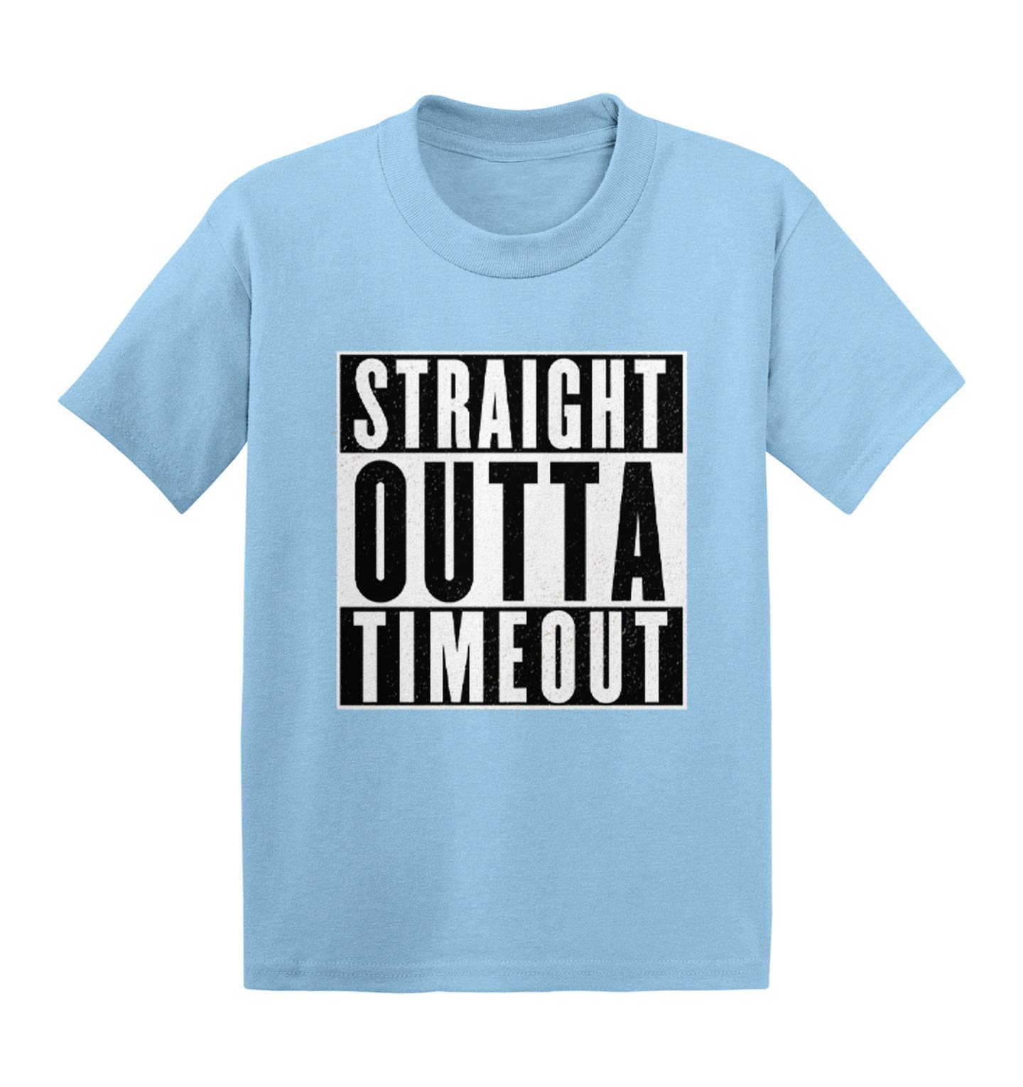 Haase Unlimited Straight Outta Timeout - Trouble Maker Baby & Toddler Cotton Jersey T-Shirt | Soft & Comfortable Kids Tee for Playtime & Casual Wear