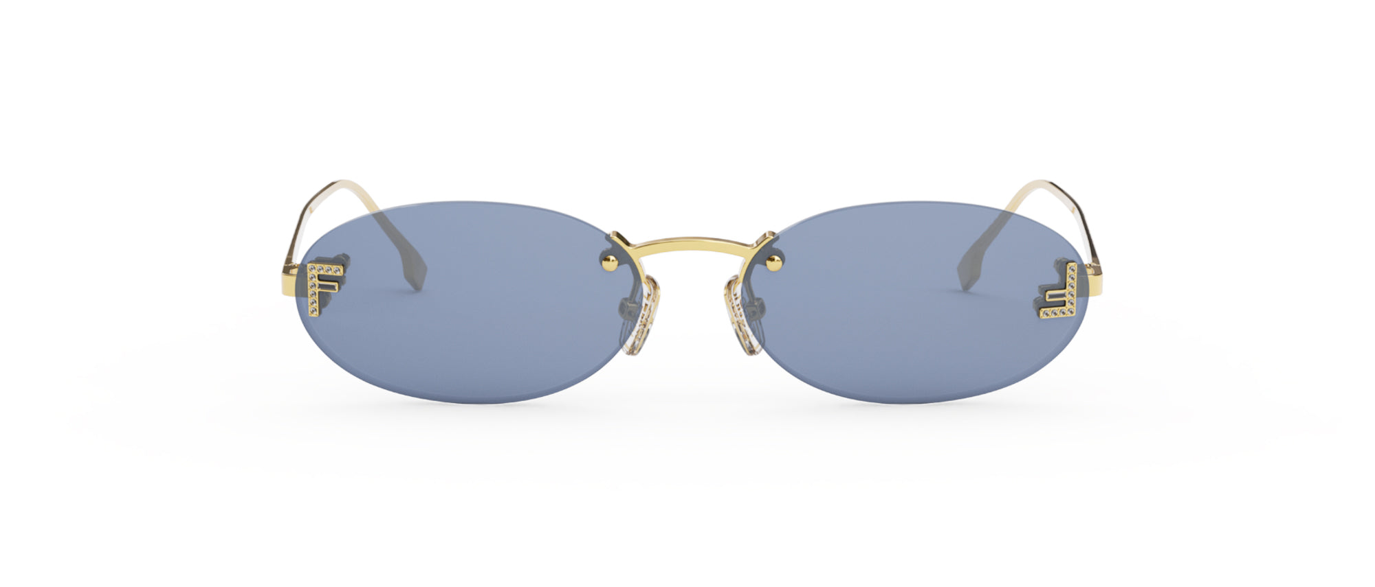 Fendi First Crystal FE4075US Sunglasses - Luxury Designer Shades for Women - UV Protection & Fashion Statement - Perfect for Beach, Travel & Everyday Wear