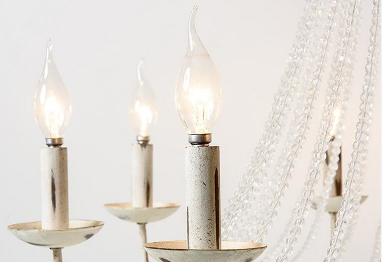 Elegant Dorset Crystal Chandelier - Vintage Style Ceiling Light Fixture for Dining Room & Living Room Decor | Perfect for Home, Wedding, and Luxury Interior Design