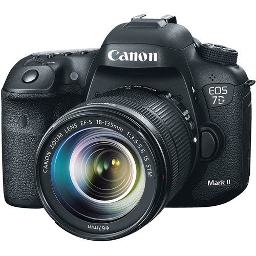 Canon EOS 7D Mark II DSLR Camera with 18-135mm STM Lens f/3.5-5.6 - Professional Photography Kit for Sports, Wildlife & Travel Shooting