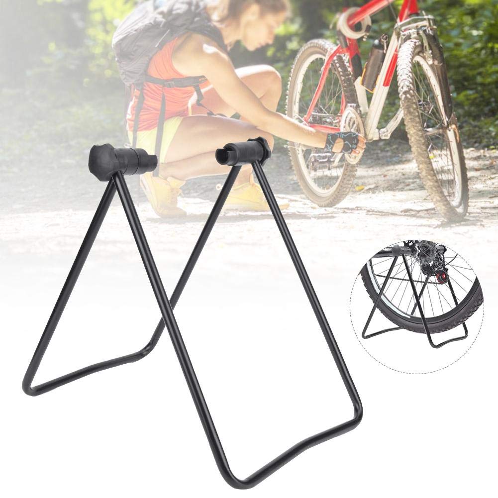 Triple Wheel Hub Display Stand - Foldable Adjustable Steel Frame Repair & Parking Holder for Car Storage & Garage Organization | Perfect for Auto Shops, Mechanics & DIY Enthusiasts