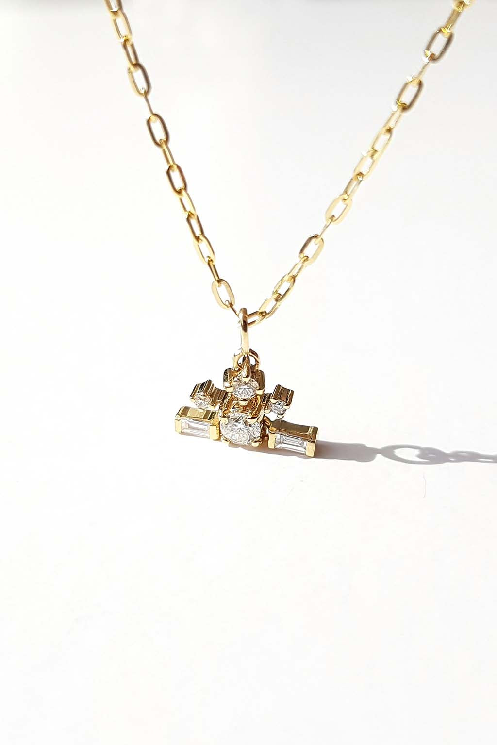 Little Man Gold Necklace for Men - 14K Solid Gold Pendant with Chain - Perfect Gift for Birthday, Anniversary & Father's Day