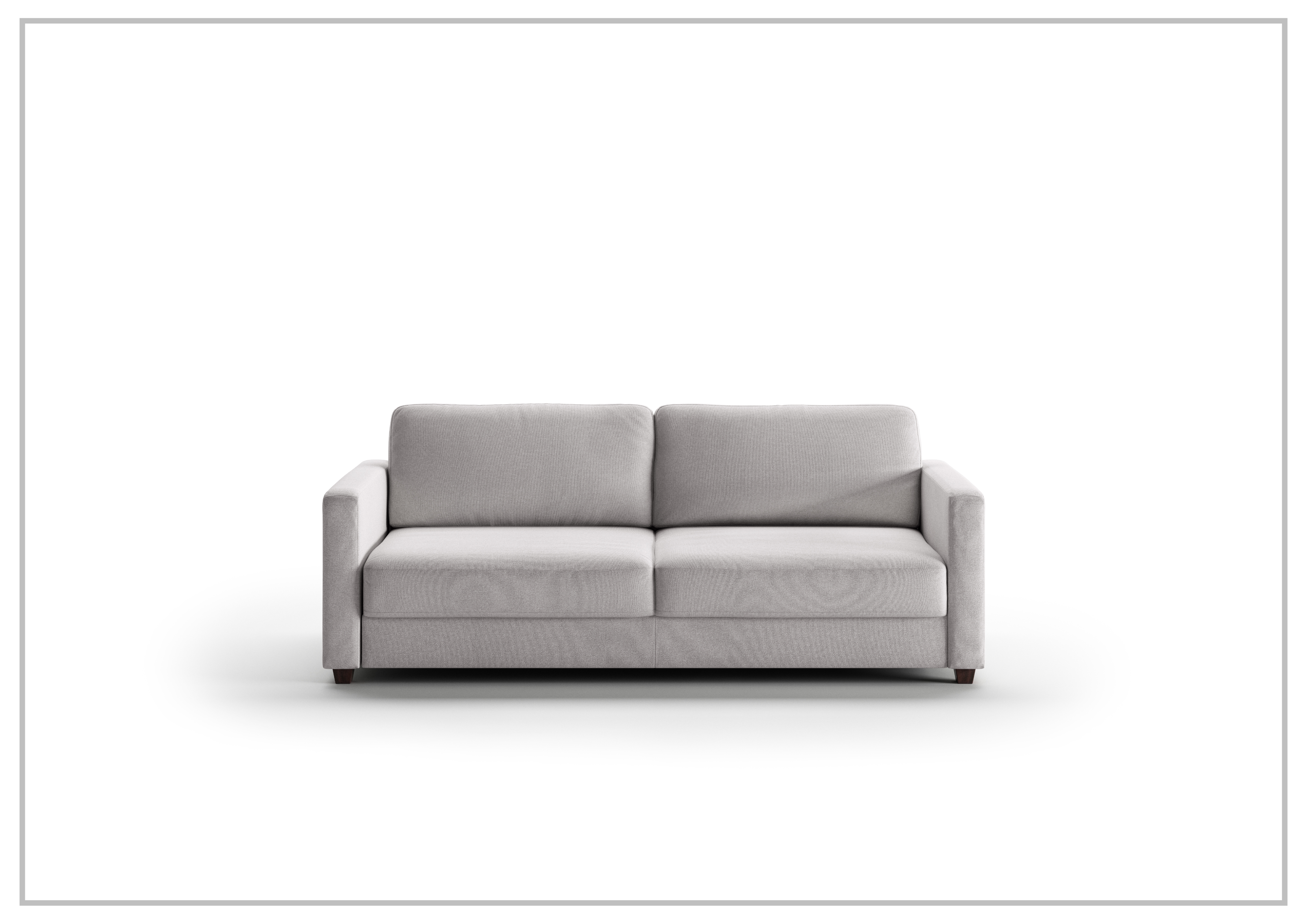Luonto Emery Full XL Fabric Sleeper Sofa with Easy Deluxe Function - Convertible Sofa Bed for Small Spaces, Guest Room & Apartment Living - Comfortable Modern Furniture for Home & Office Use